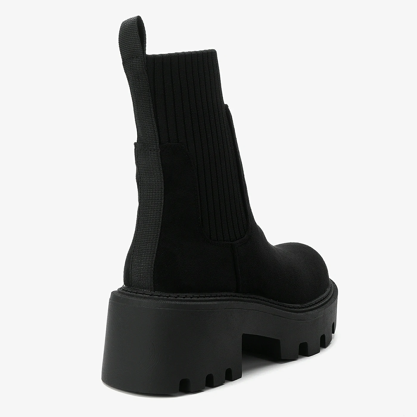 מגפון עקב שחור זמש 40