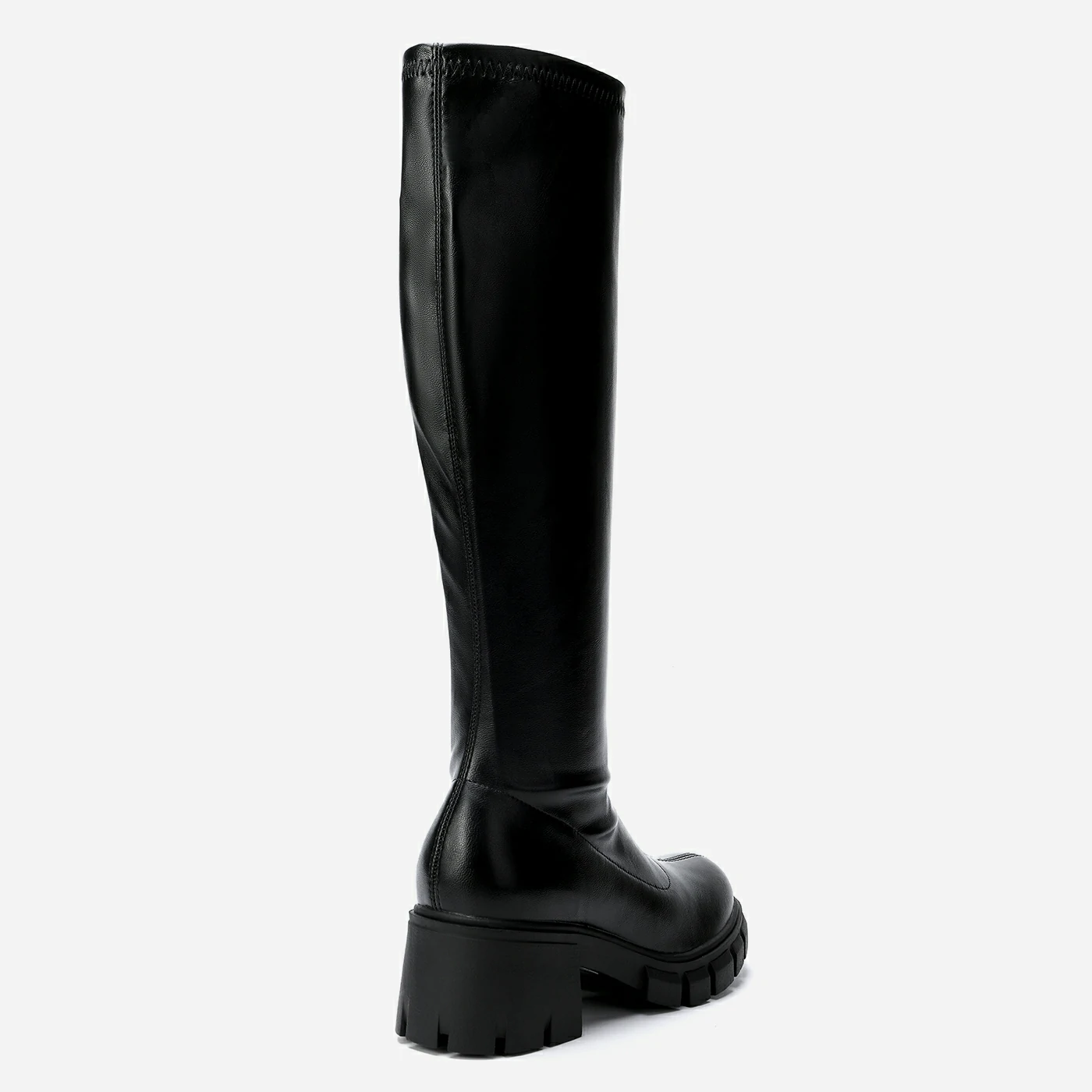 מגף עקב שחור 36