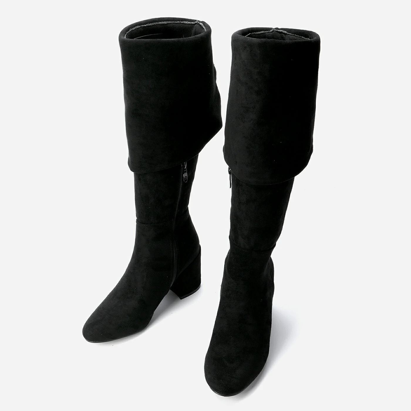 מגף עקב שחור 37