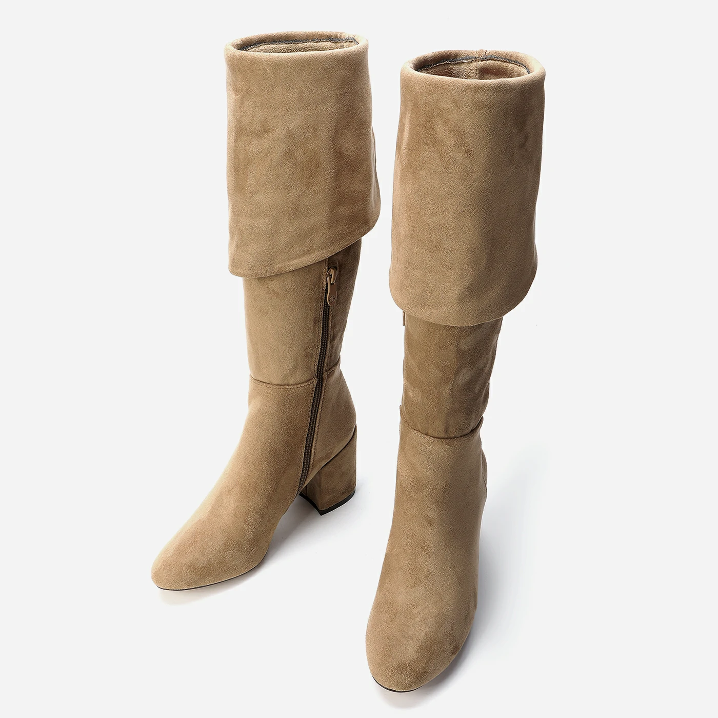 מגף עקב חאקי 38