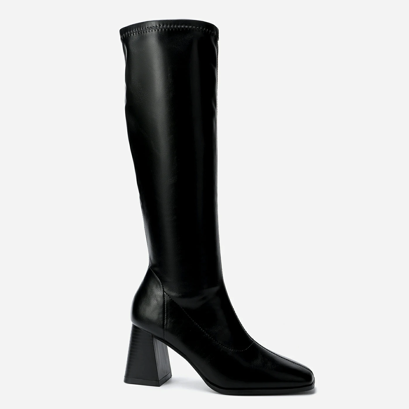 מגף עקב שחור 36