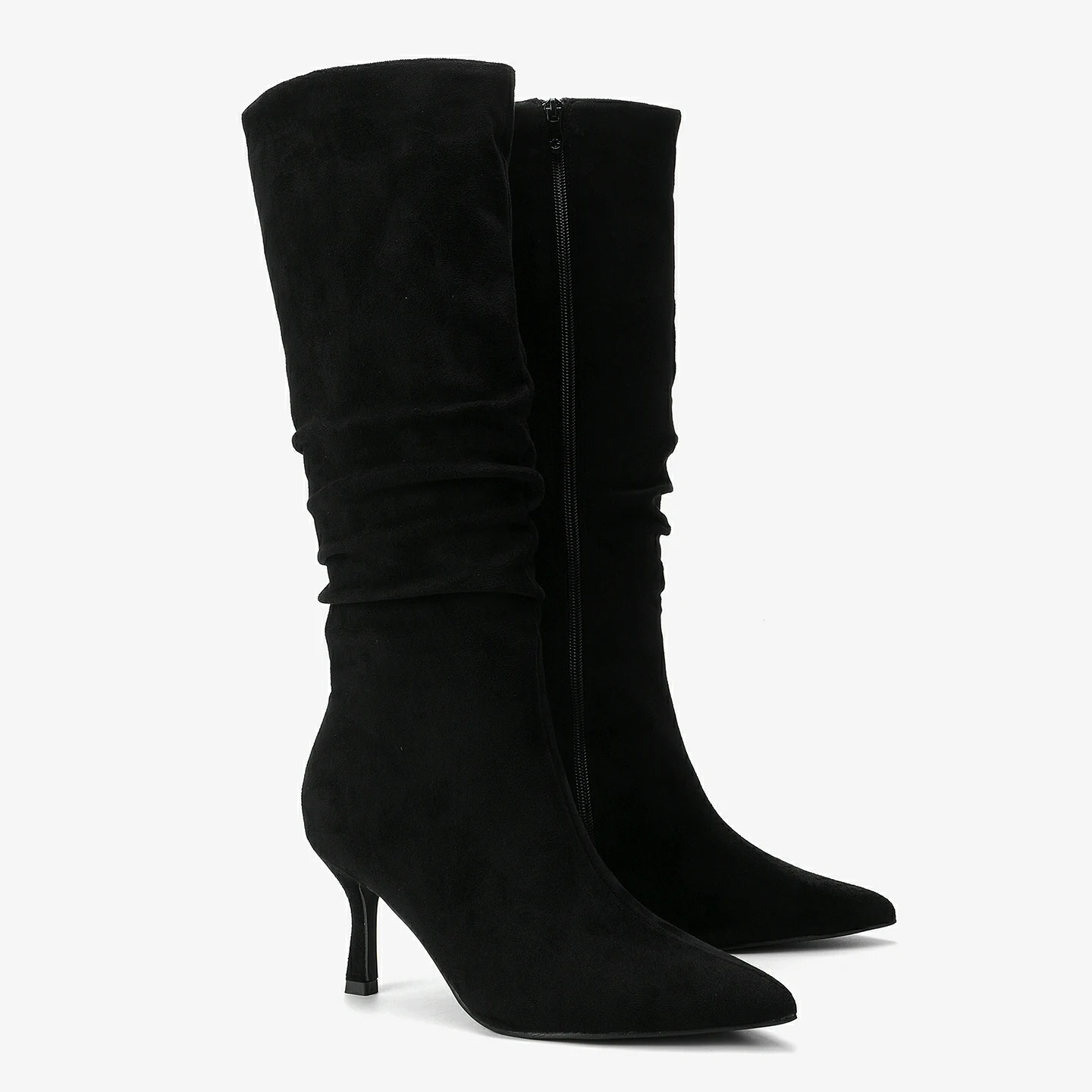 מגף עקב שחור 39