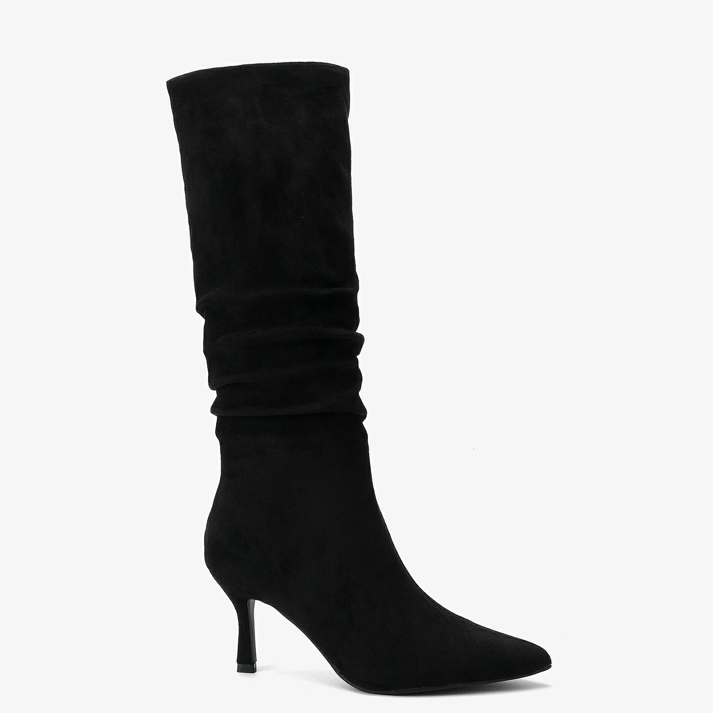 מגף עקב שחור 39