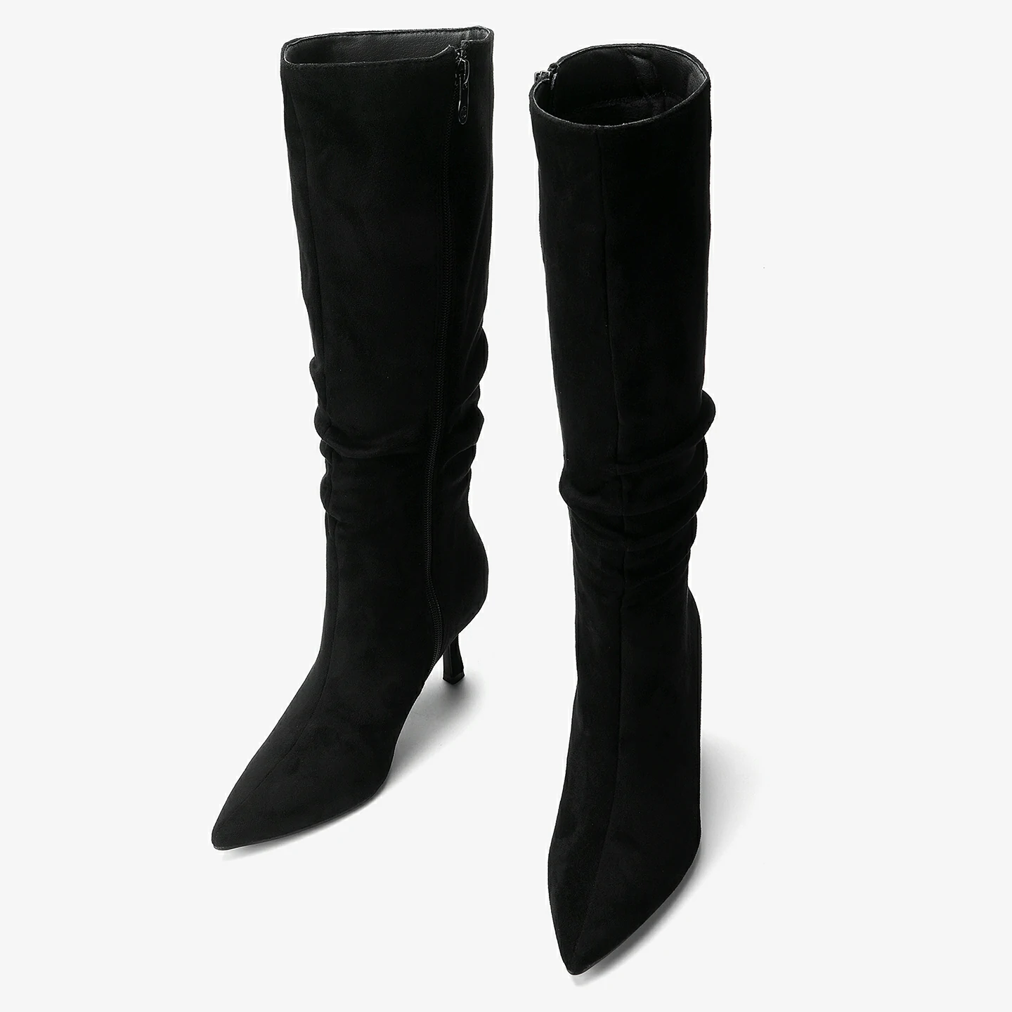 מגף עקב שחור 39