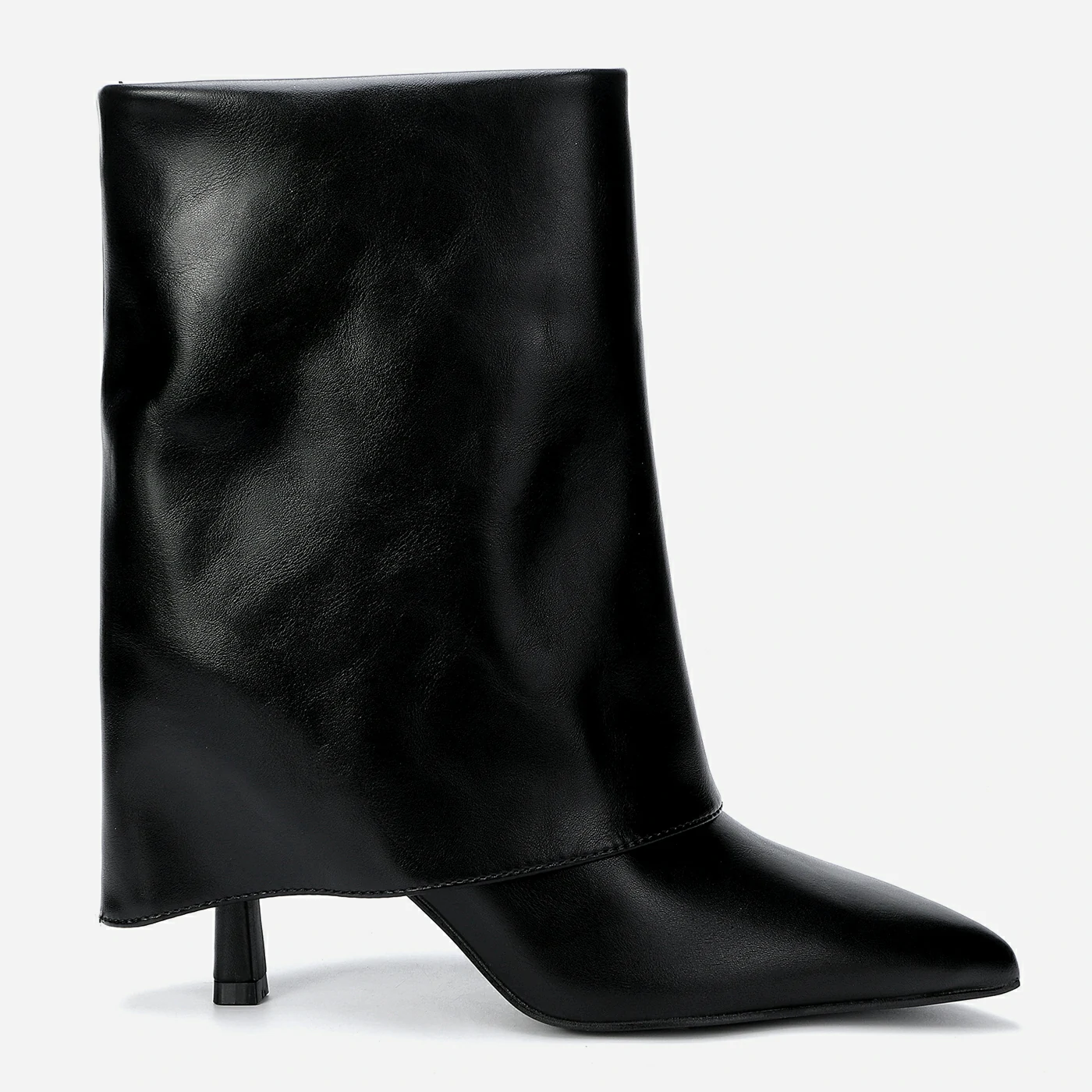 מגף עקב שחור 36