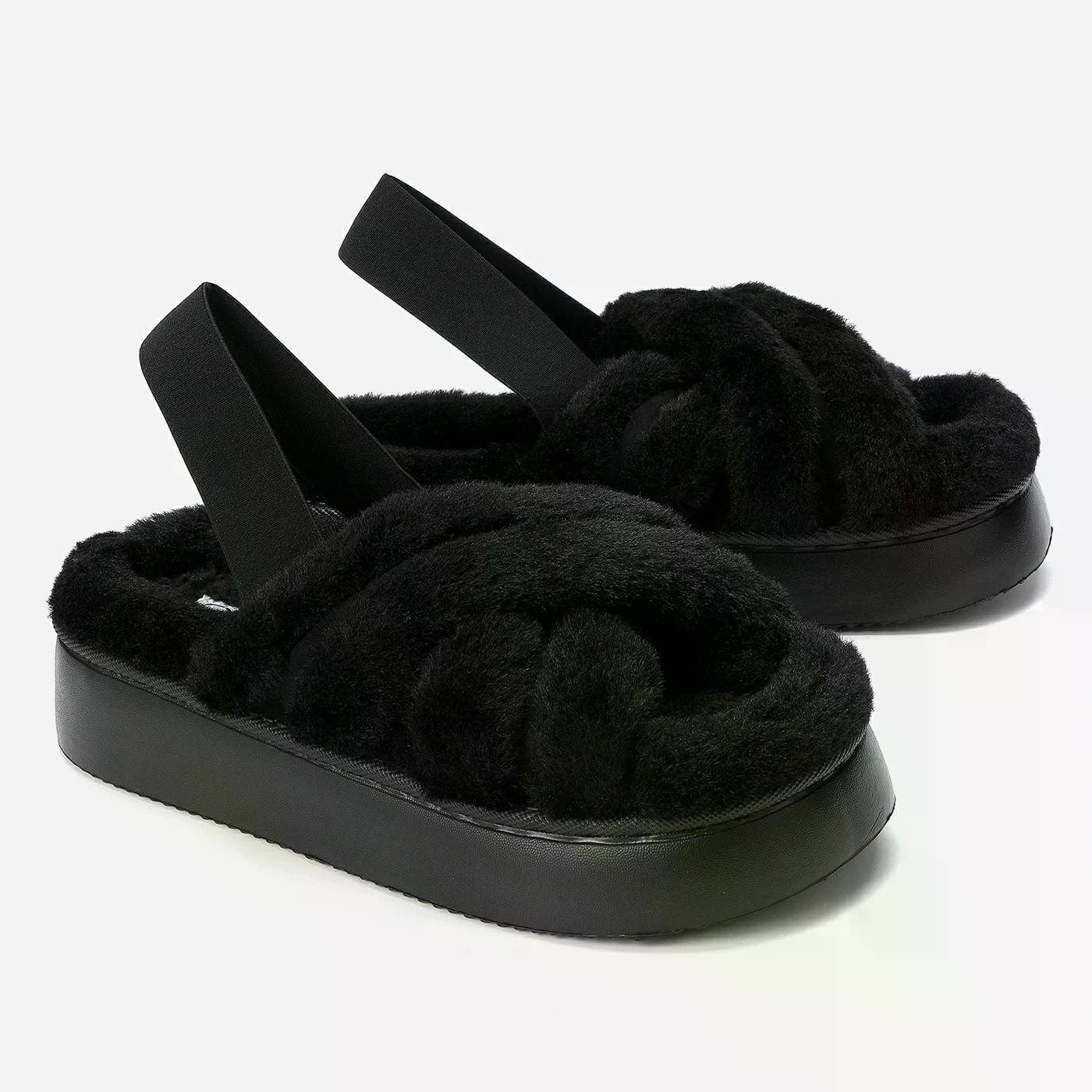 נעלי בית שחור 40