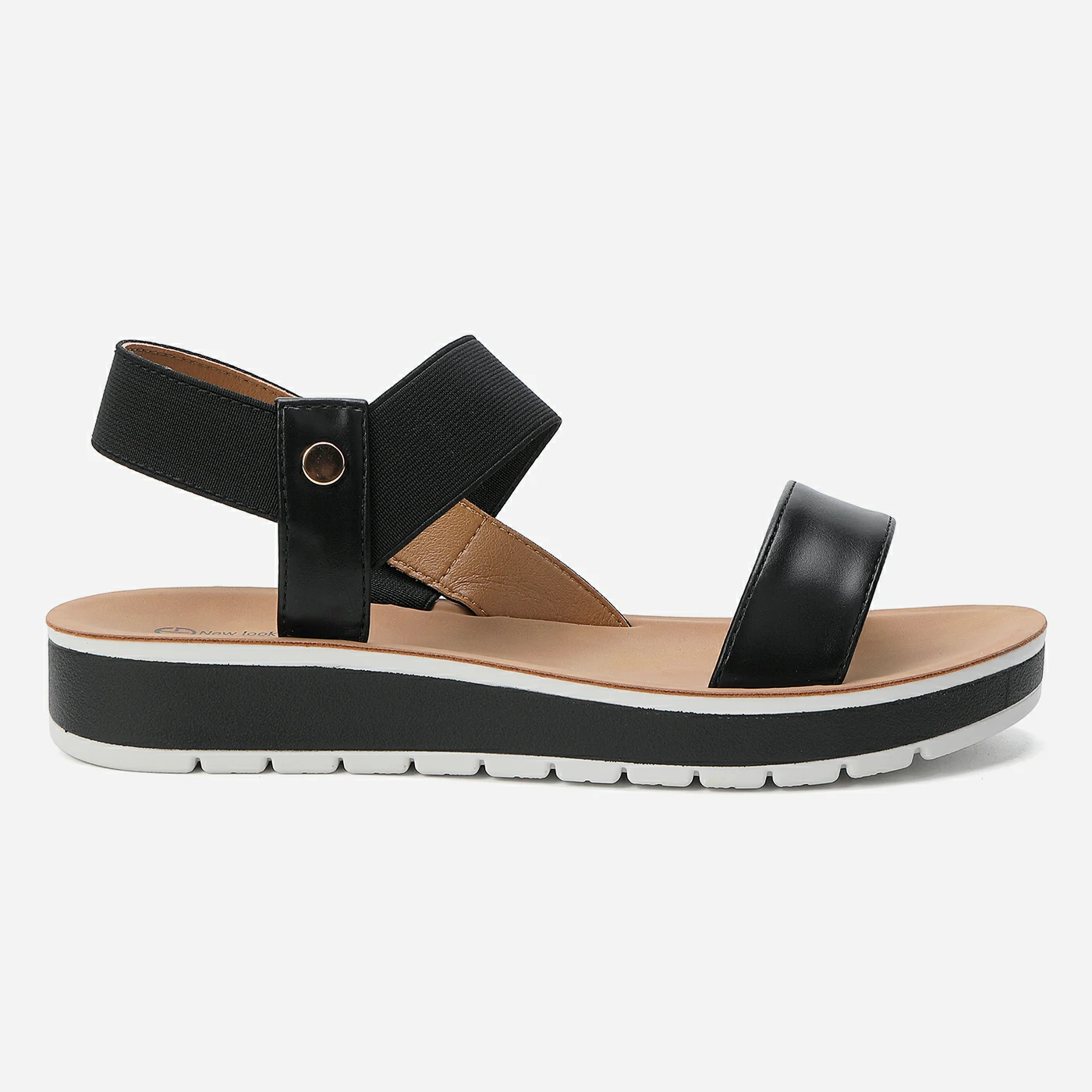 סנדל פלטפורמה שחור 40