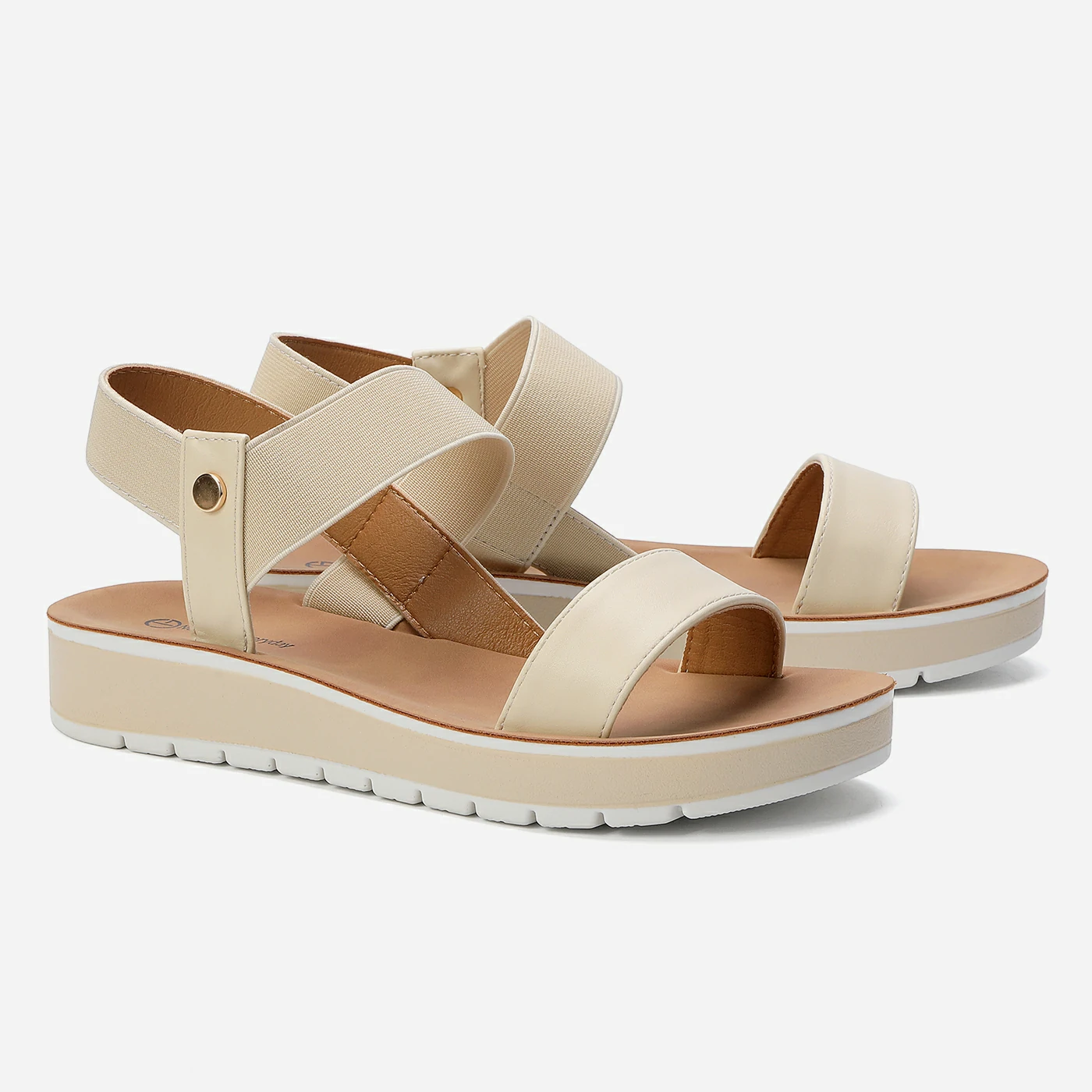 סנדל פלטפורמה בז 41