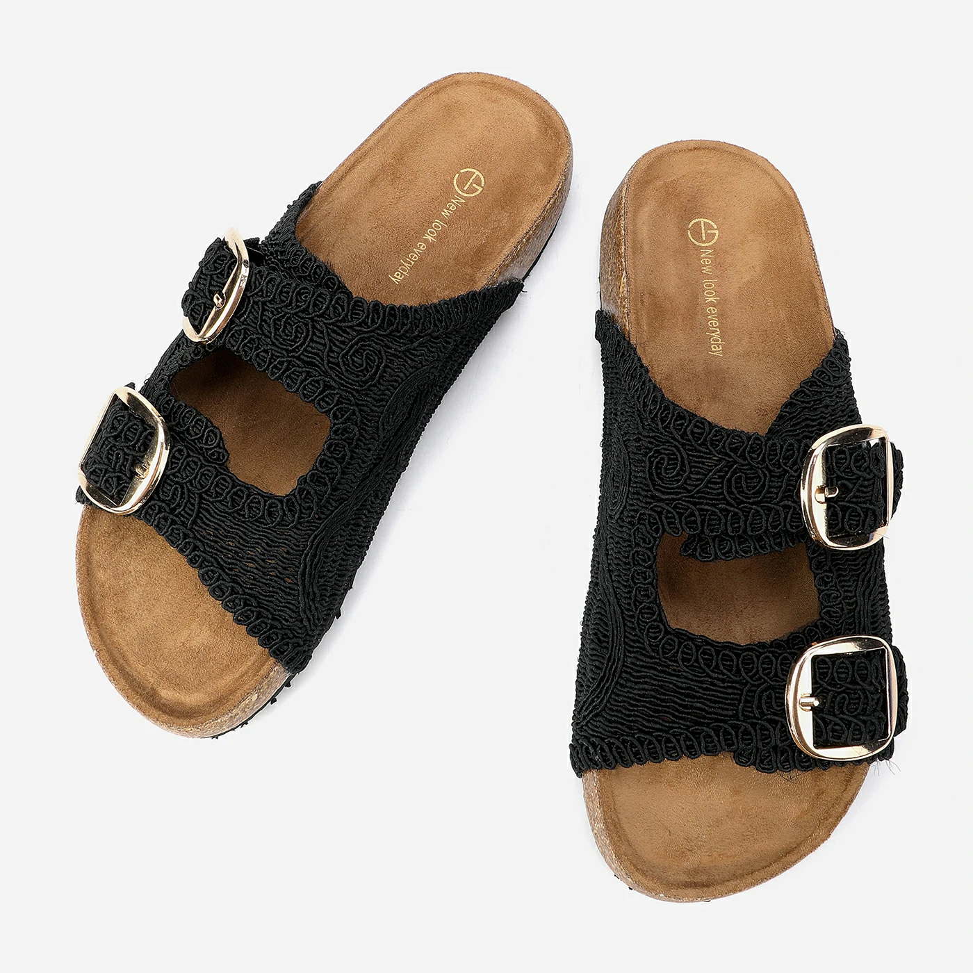 כפכף שטוח שחור 41