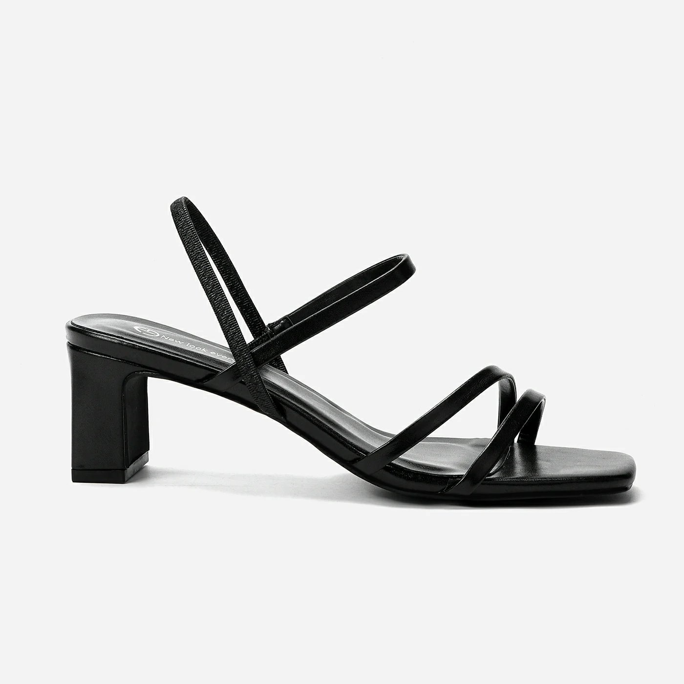 סנדל עקב שחור 40