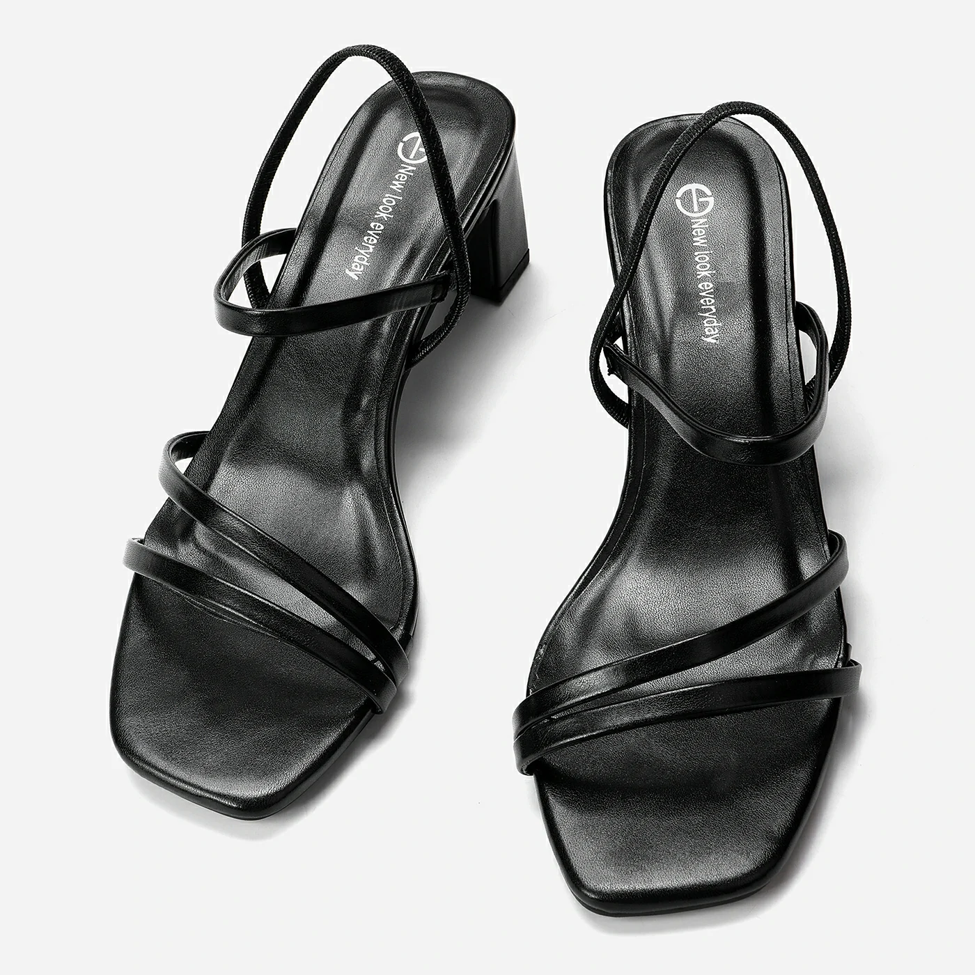 סנדל עקב שחור 40