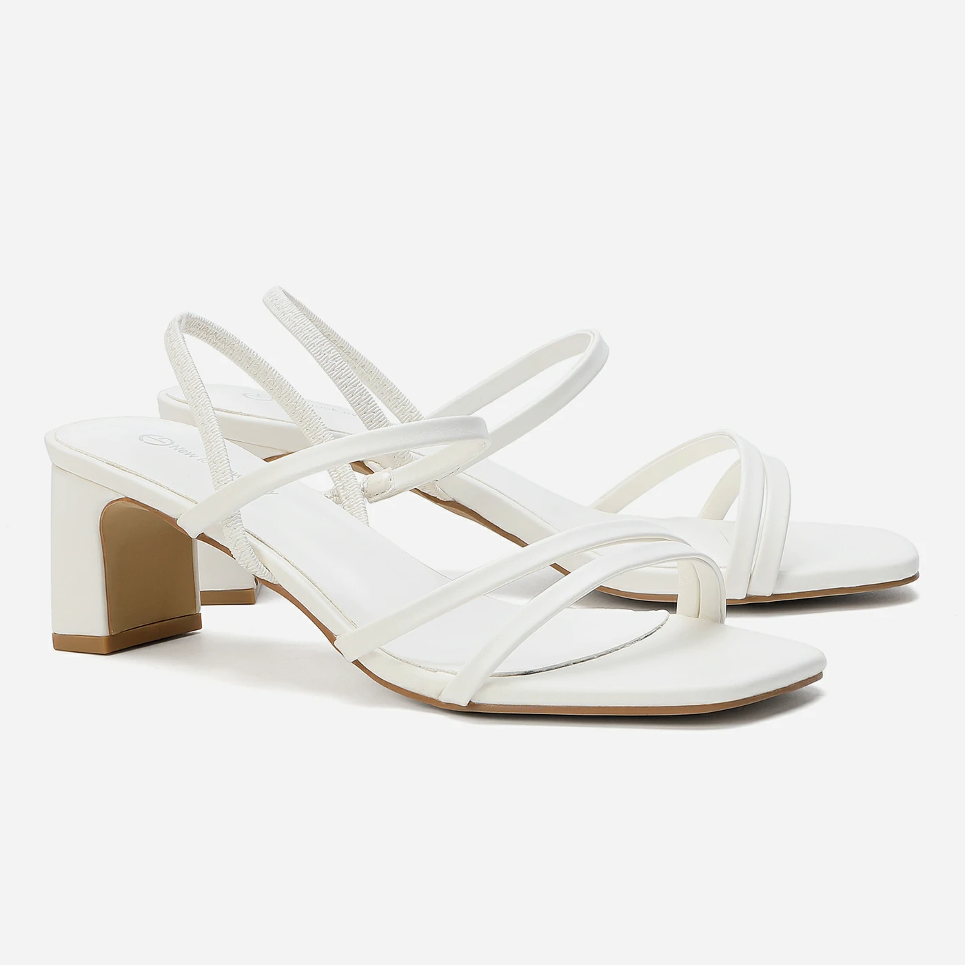 סנדל עקב לבן 37