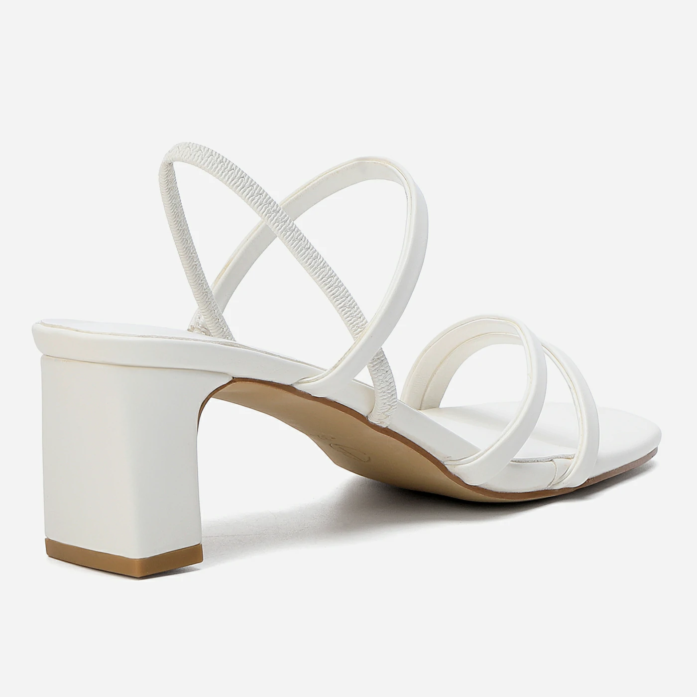 סנדל עקב לבן 37