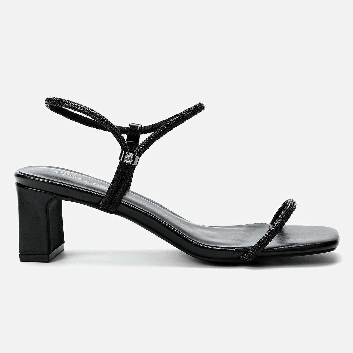 סנדל עקב שחור 39