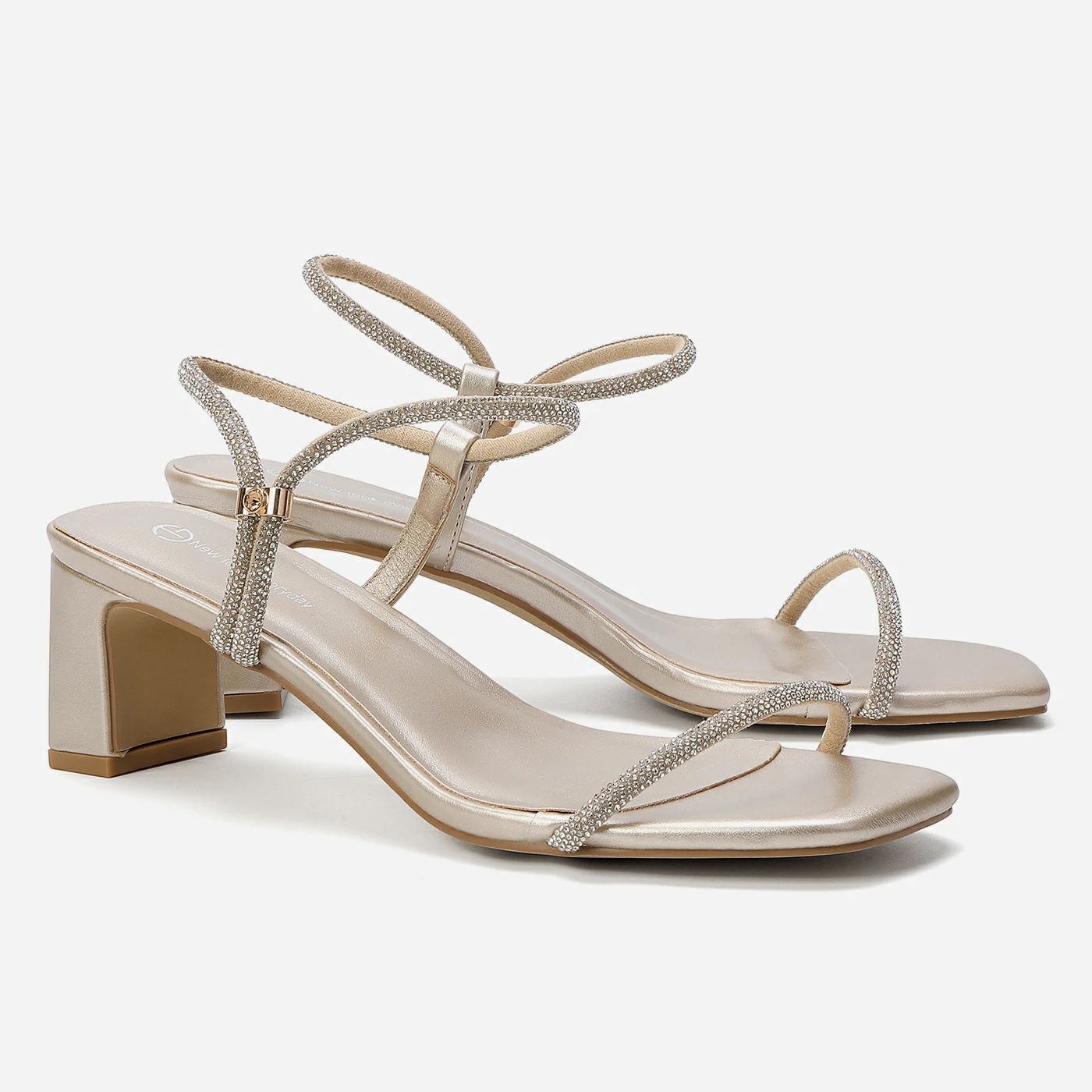 סנדל עקב זהב 41