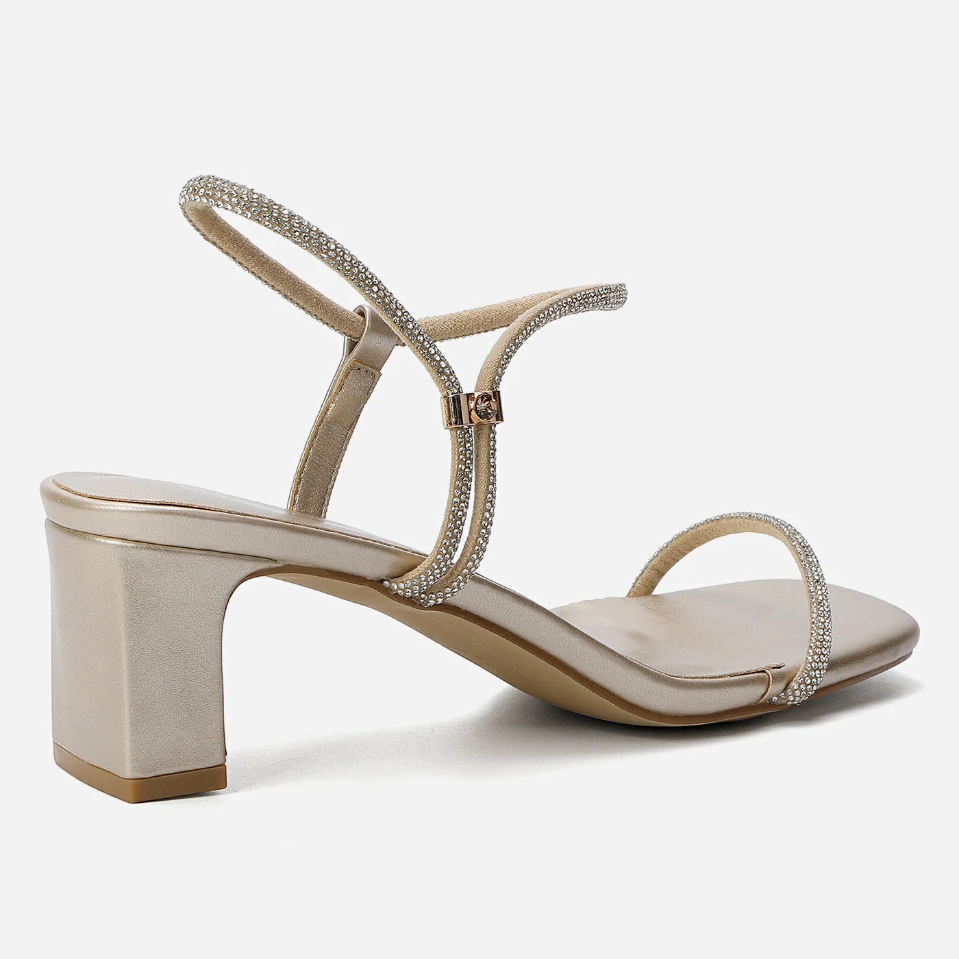 סנדל עקב זהב 41