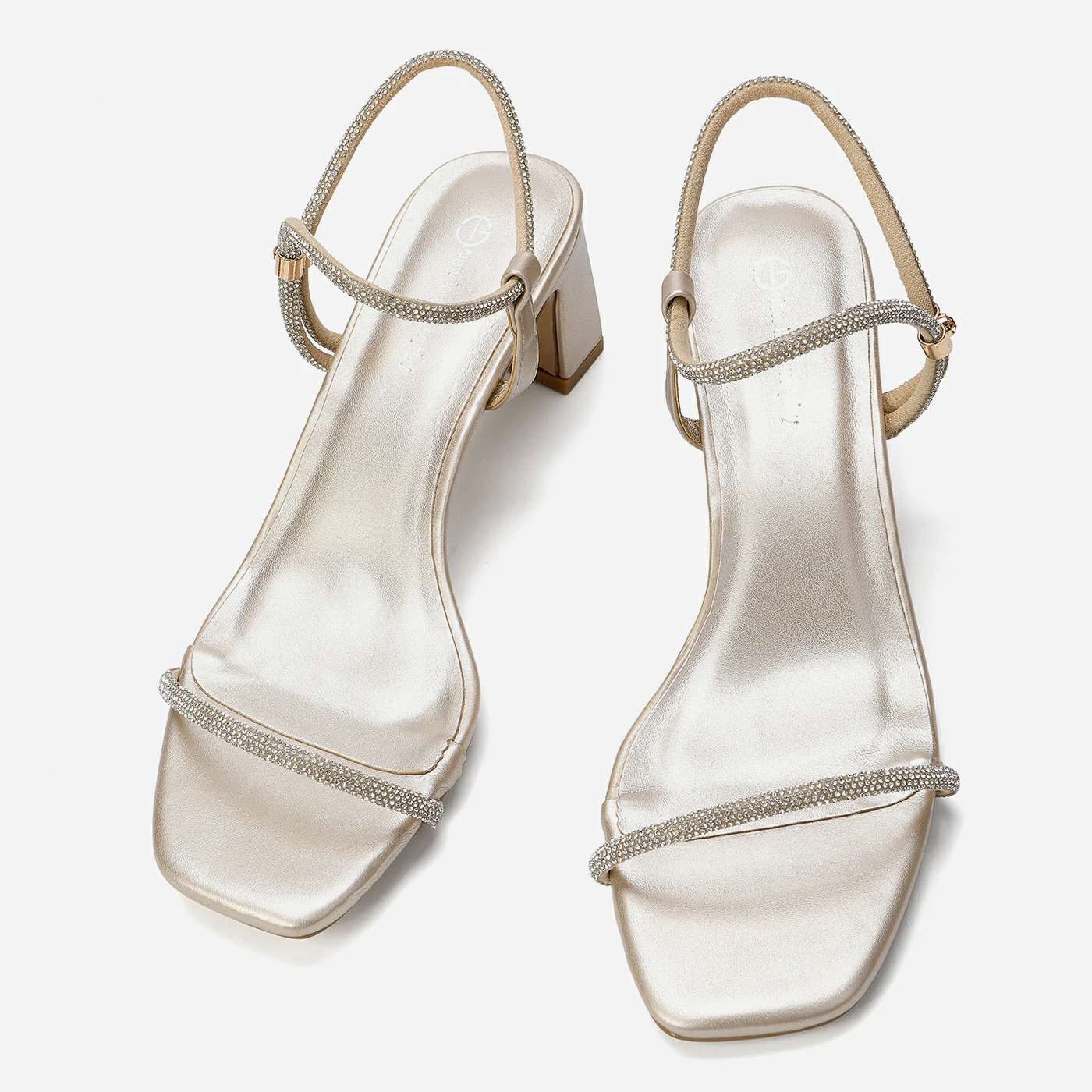 סנדל עקב זהב 41