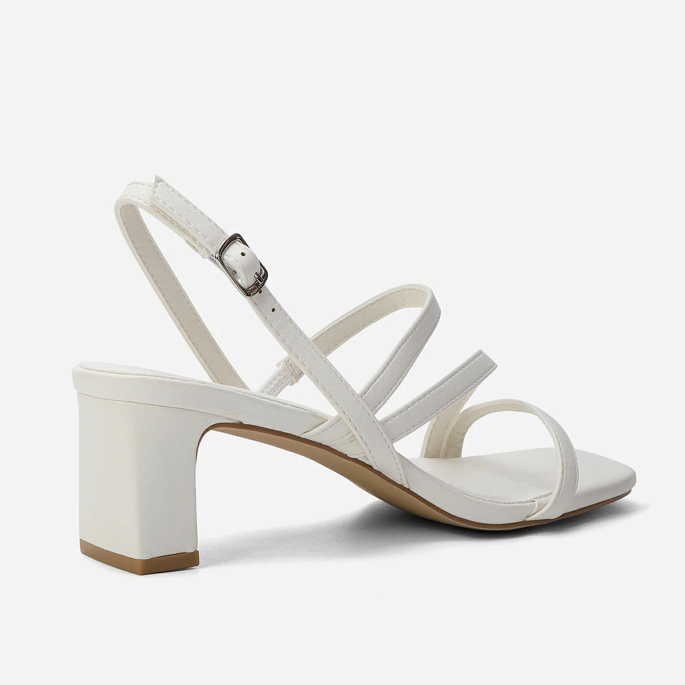 סנדל עקב לבן 41