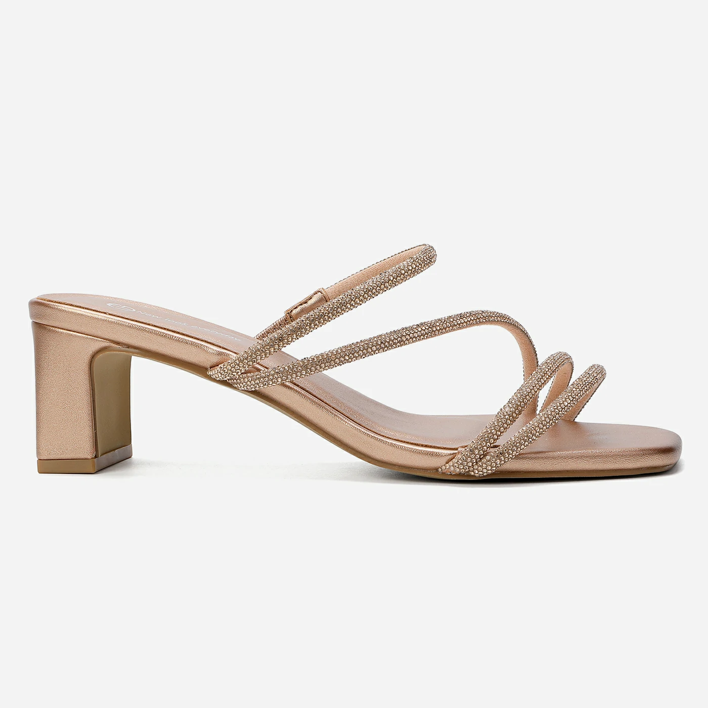 סנדל עקב רוזגולד 38