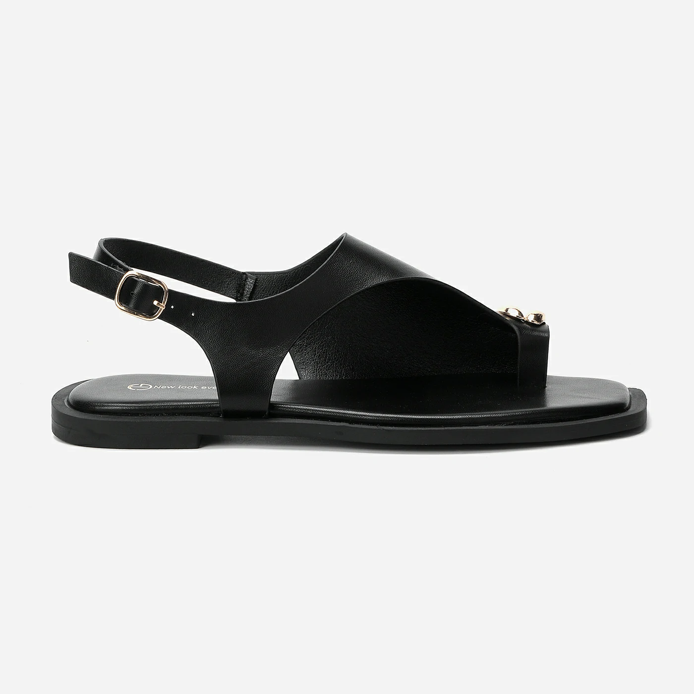 סנדל שטוח שחור 40