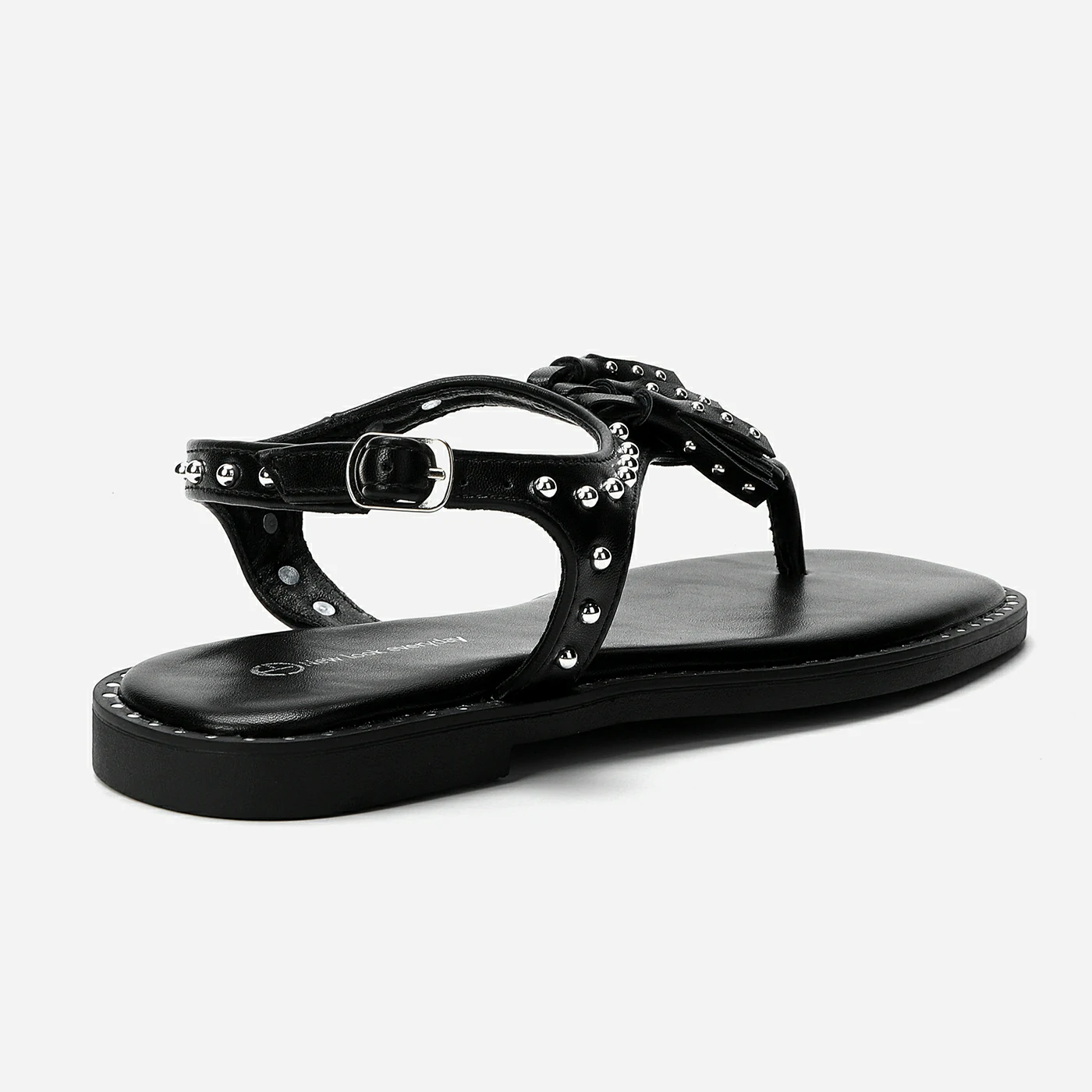 סנדל שטוח שחור 40