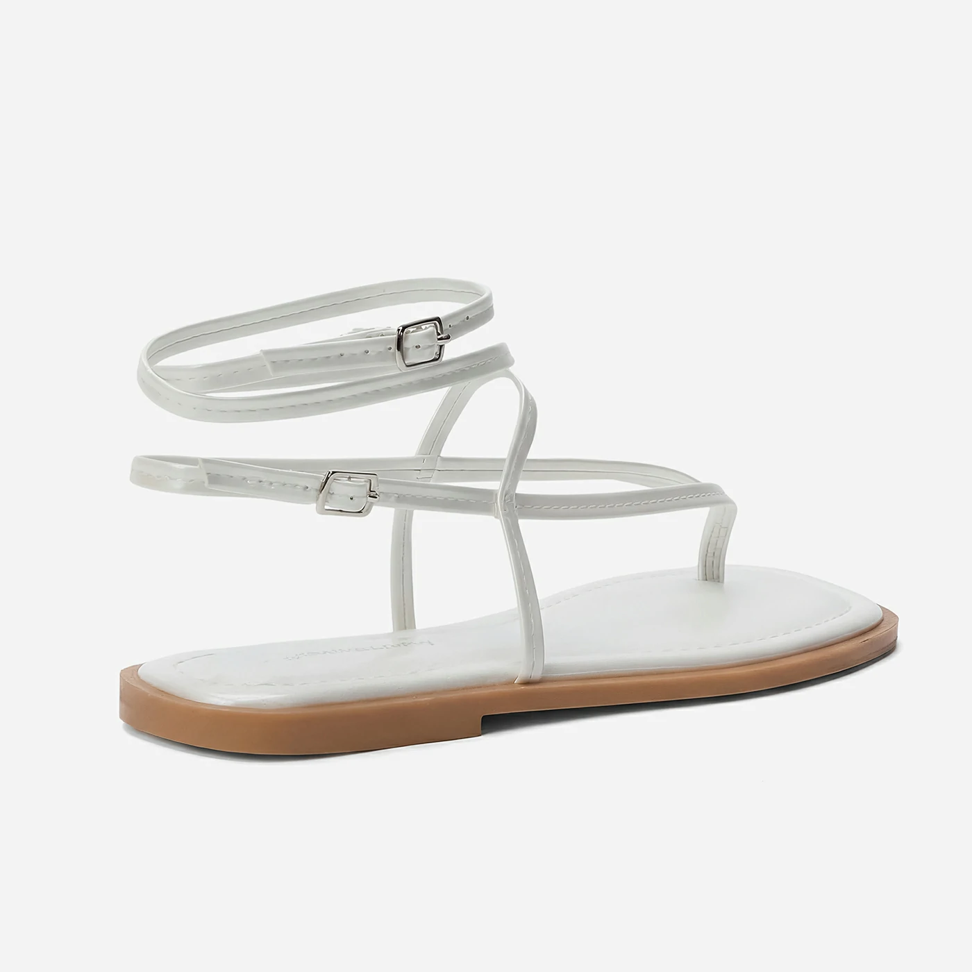 סנדל שטוח לבן 36