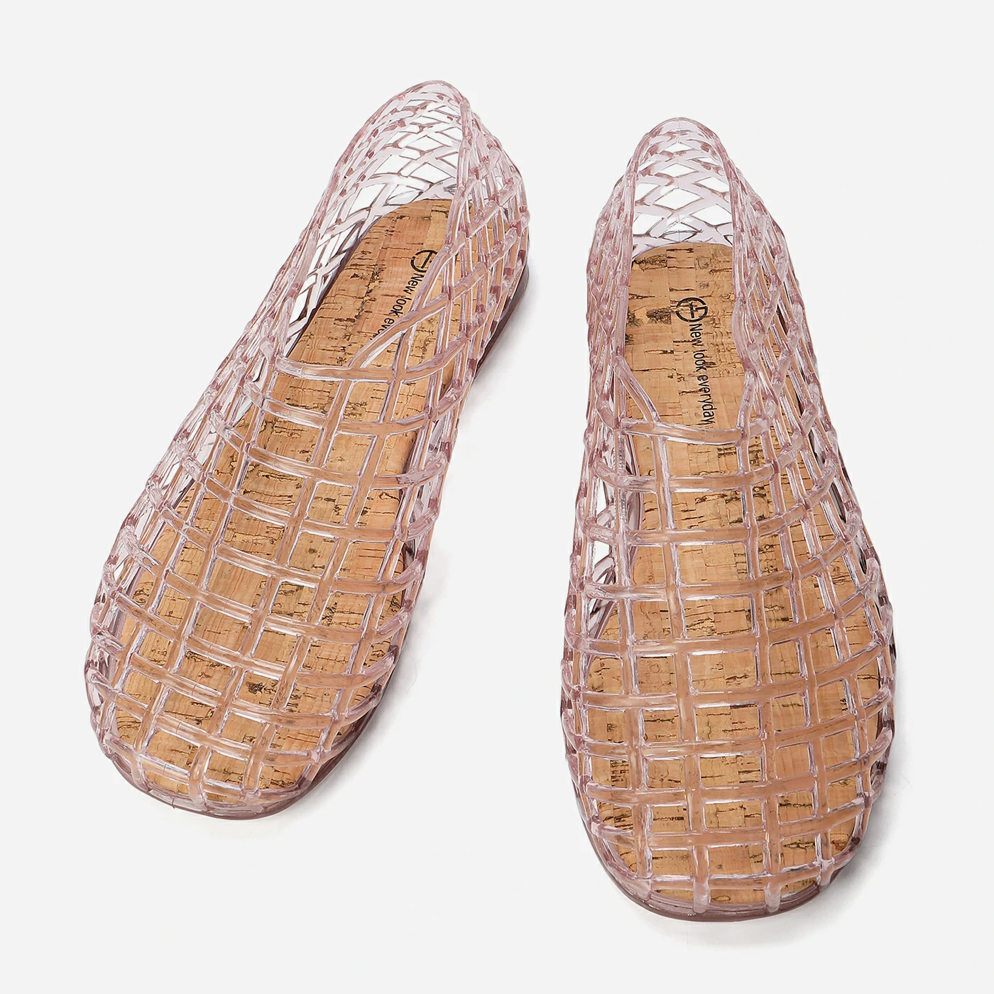 סנדל שטוח ורוד 36