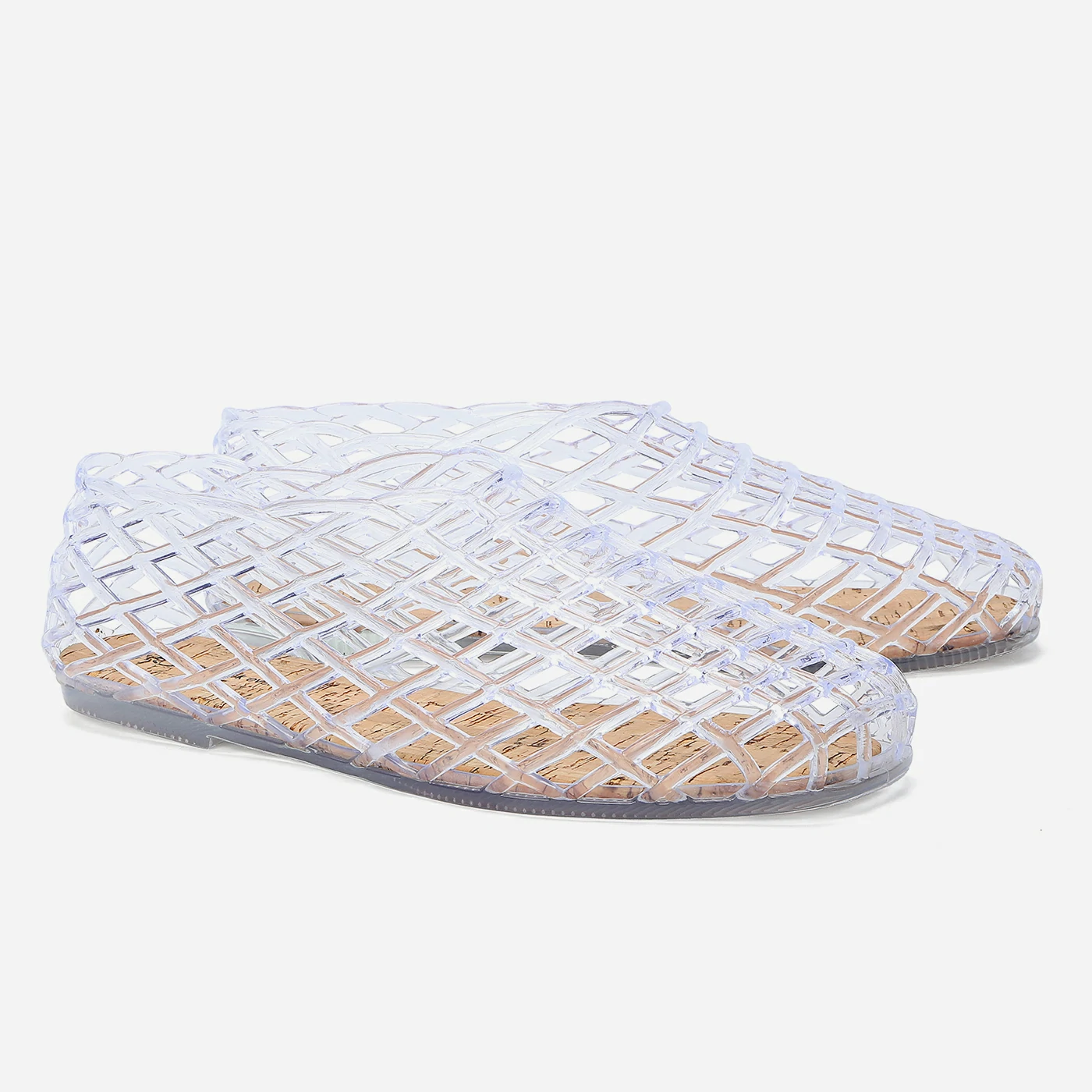 סנדל שטוח שקוף 36