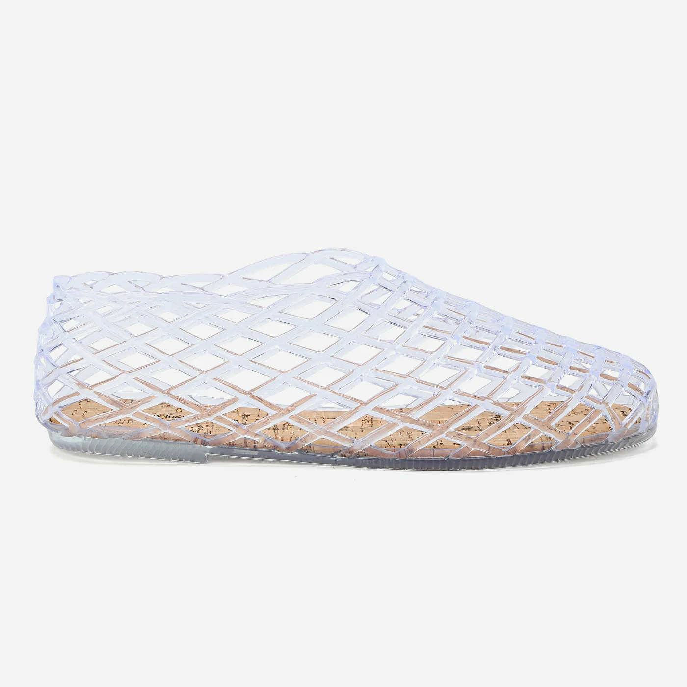 סנדל שטוח שקוף 36