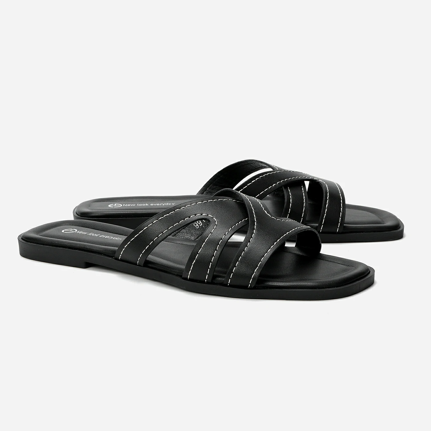 כפכף שטוח שחור 37