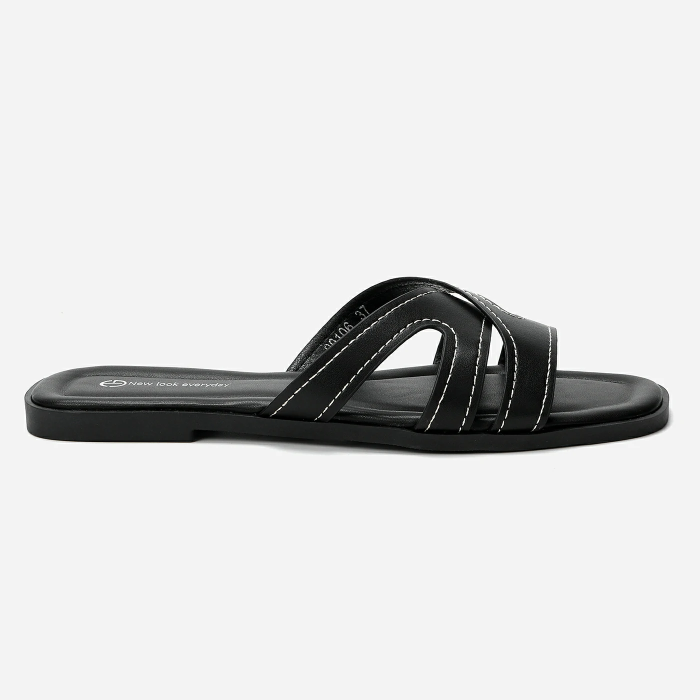 כפכף שטוח שחור 37