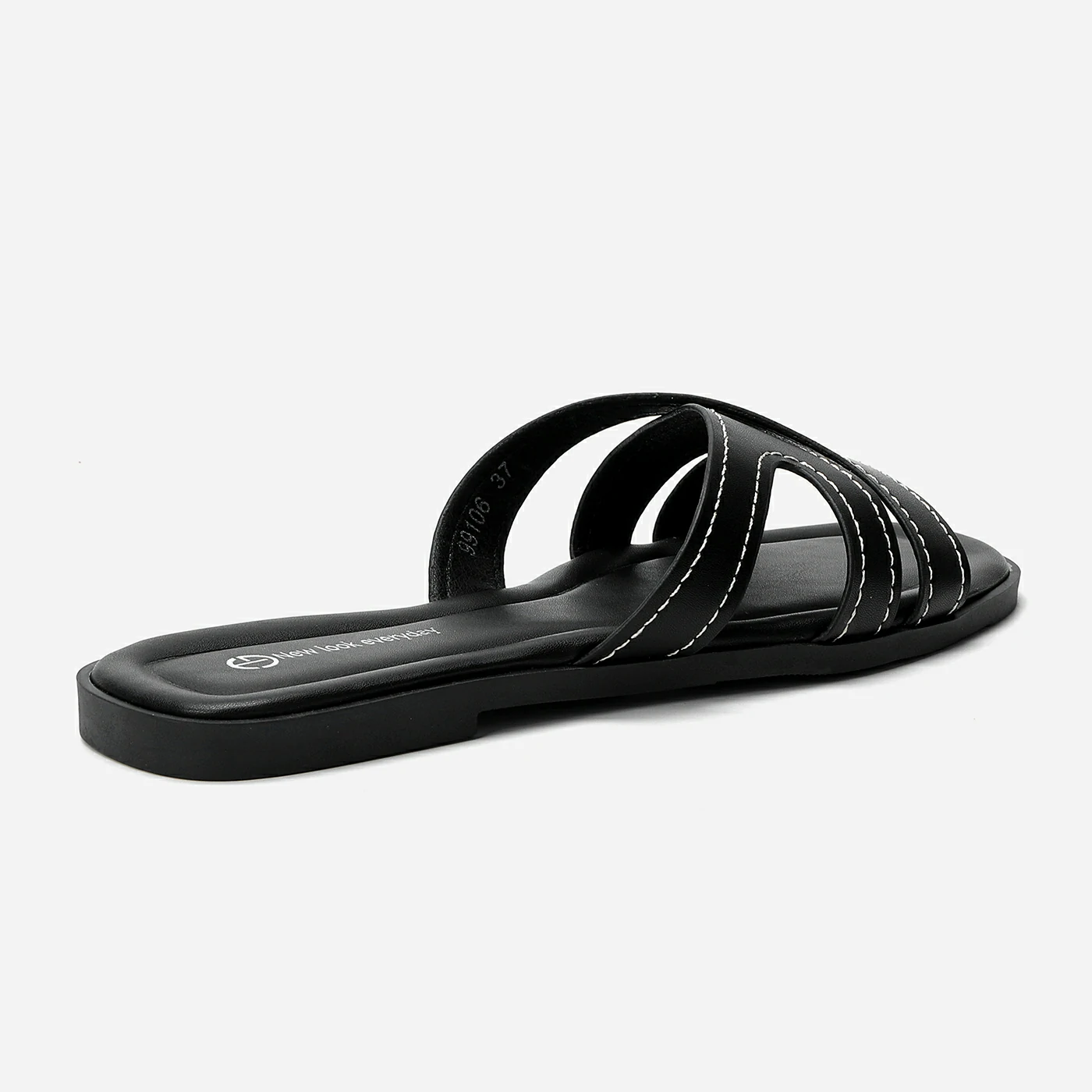 כפכף שטוח שחור 37