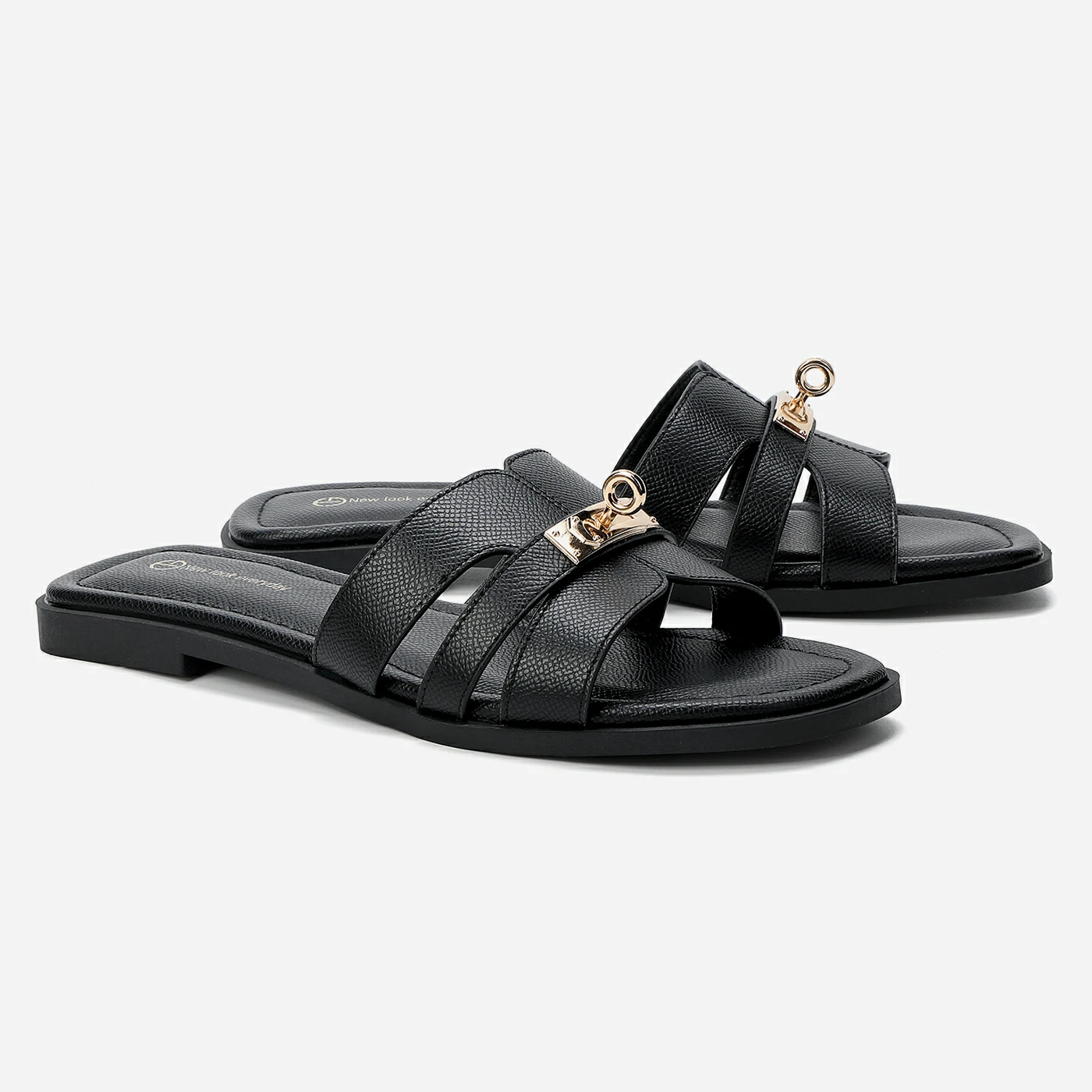 כפכף שטוח שחור 38