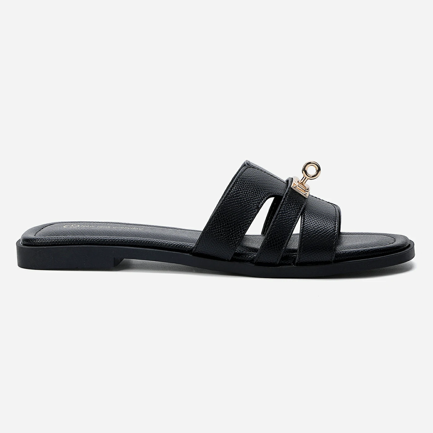 כפכף שטוח שחור 38