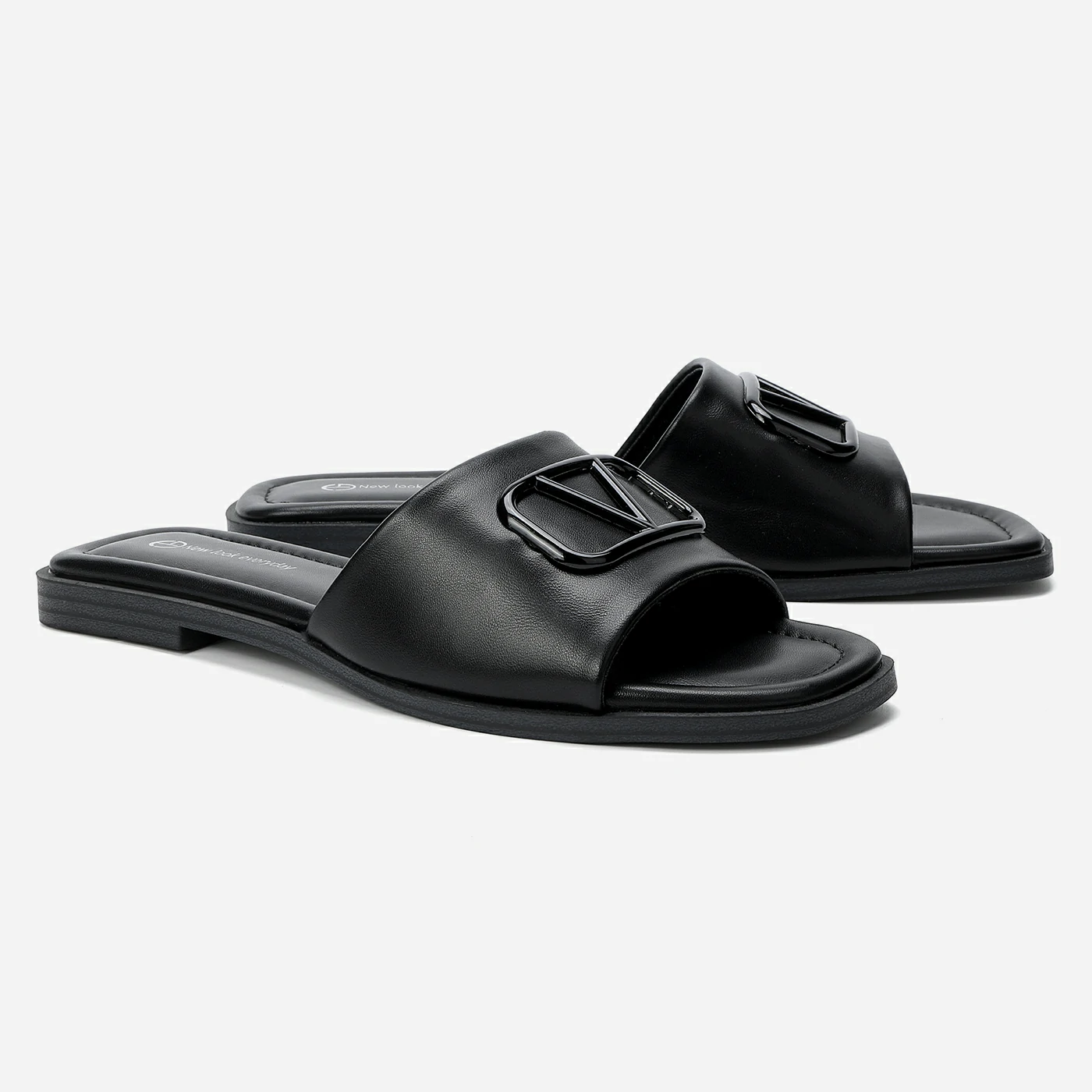 כפכף שטוח שחור 37