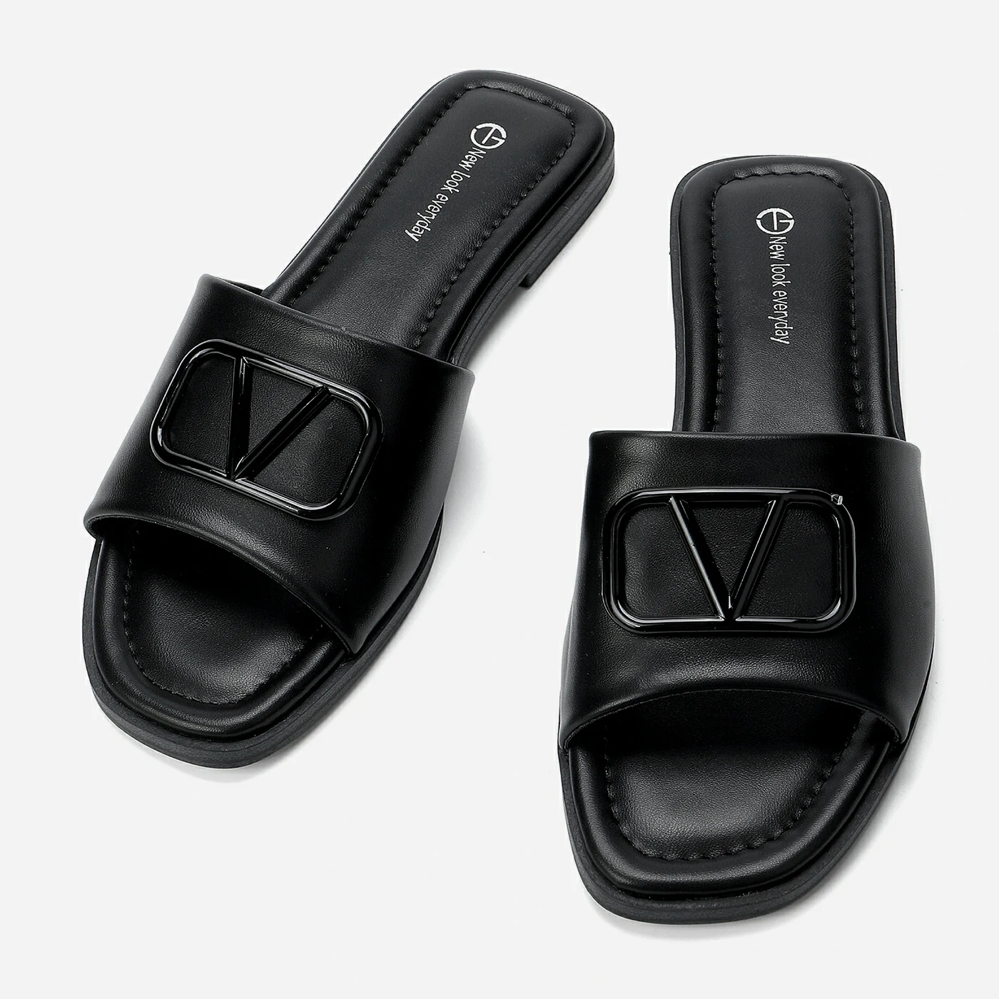 כפכף שטוח שחור 37