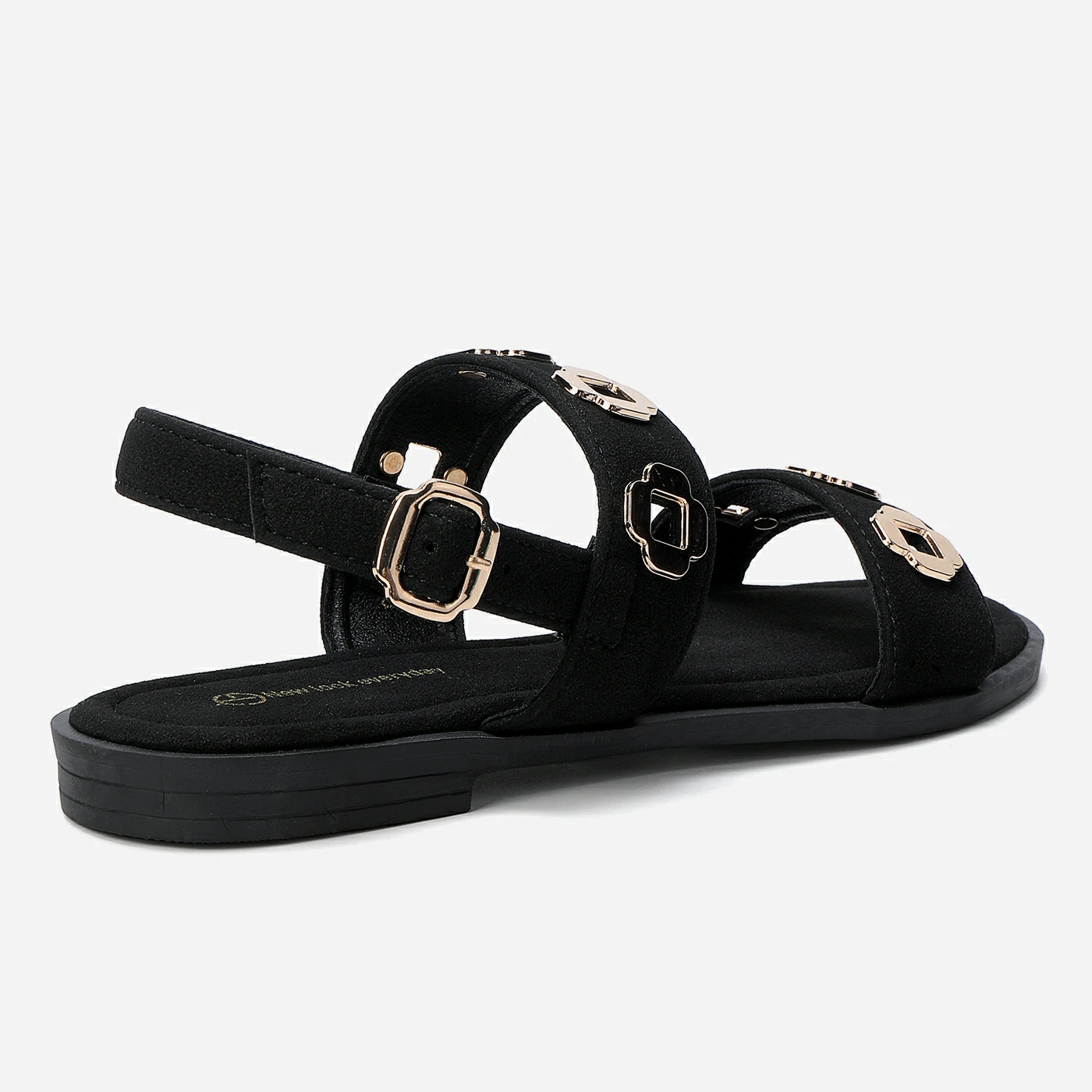 סנדל שטוח שחור 41