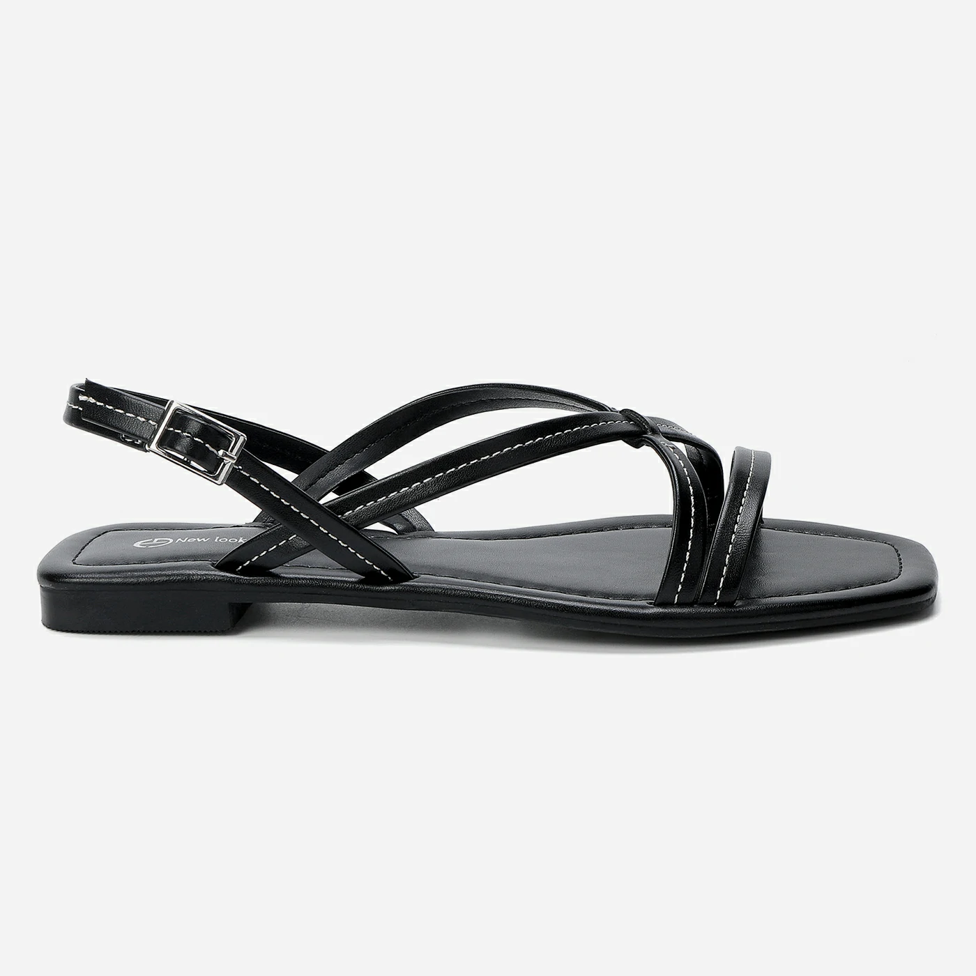 סנדל שטוח שחור 40