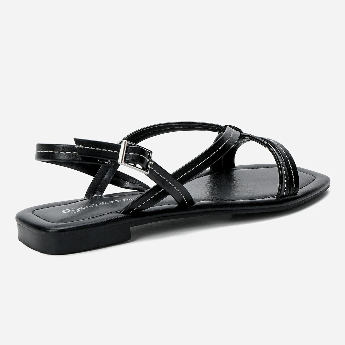 סנדל שטוח שחור 40