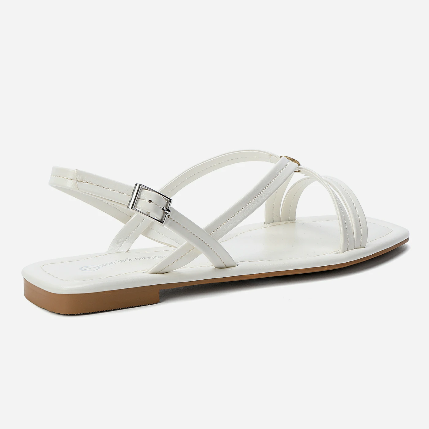 סנדל שטוח לבן 36