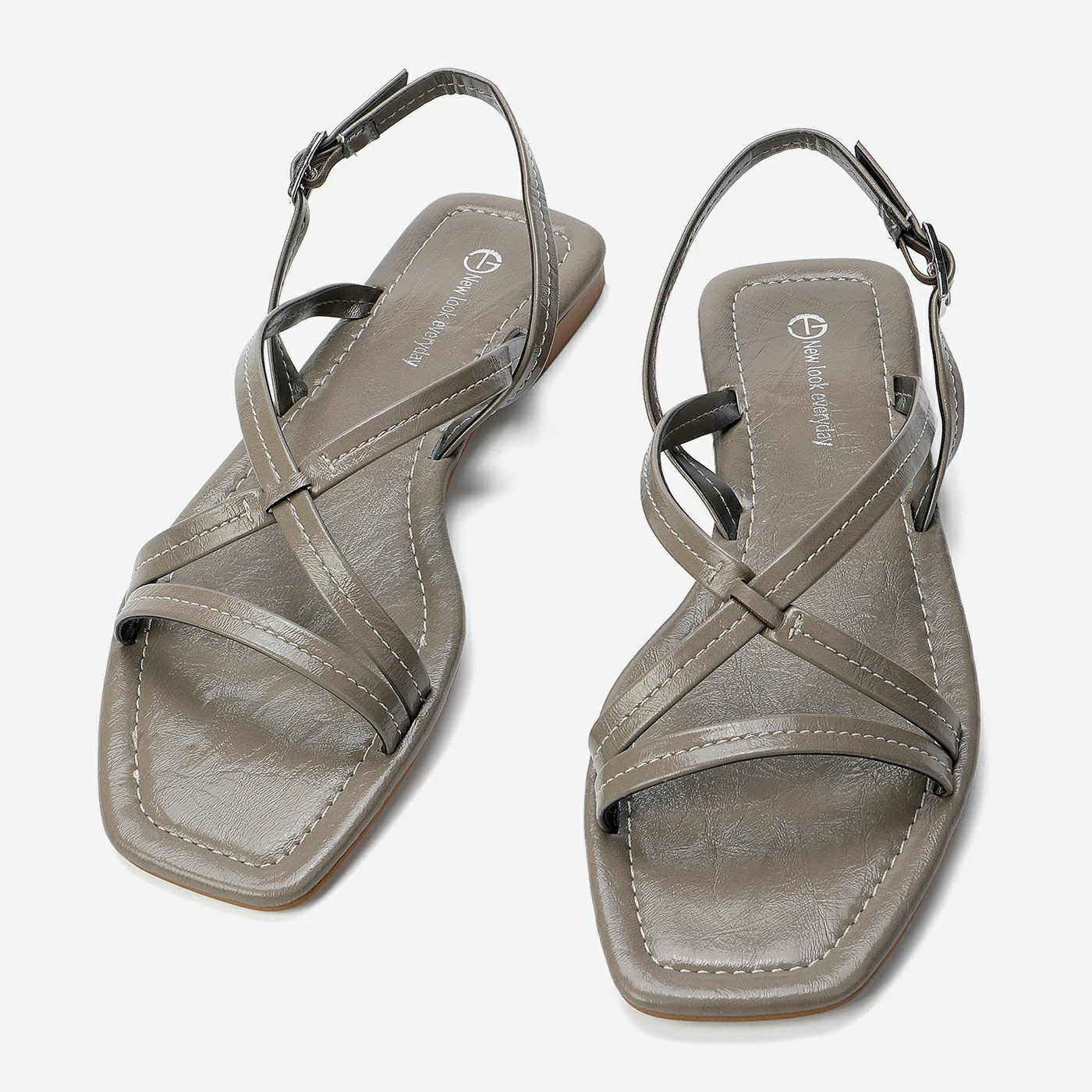 סנדל שטוח זית 36