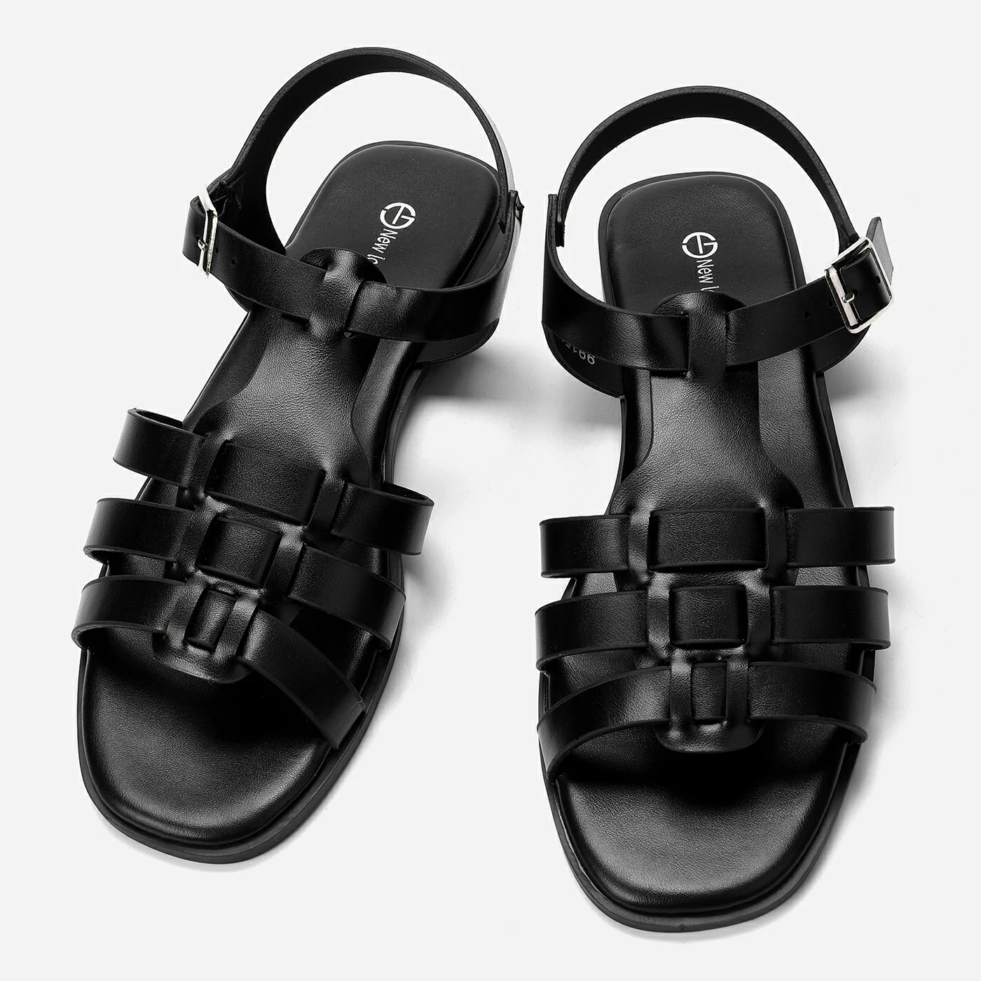 סנדל שטוח שחור 41