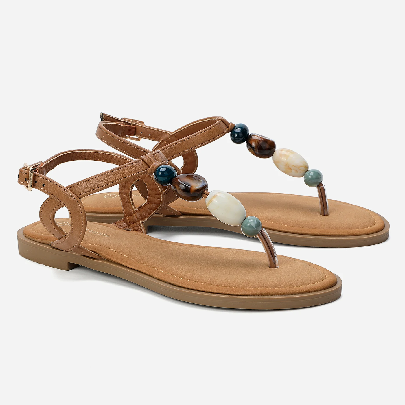 סנדל שטוח כאמל 38