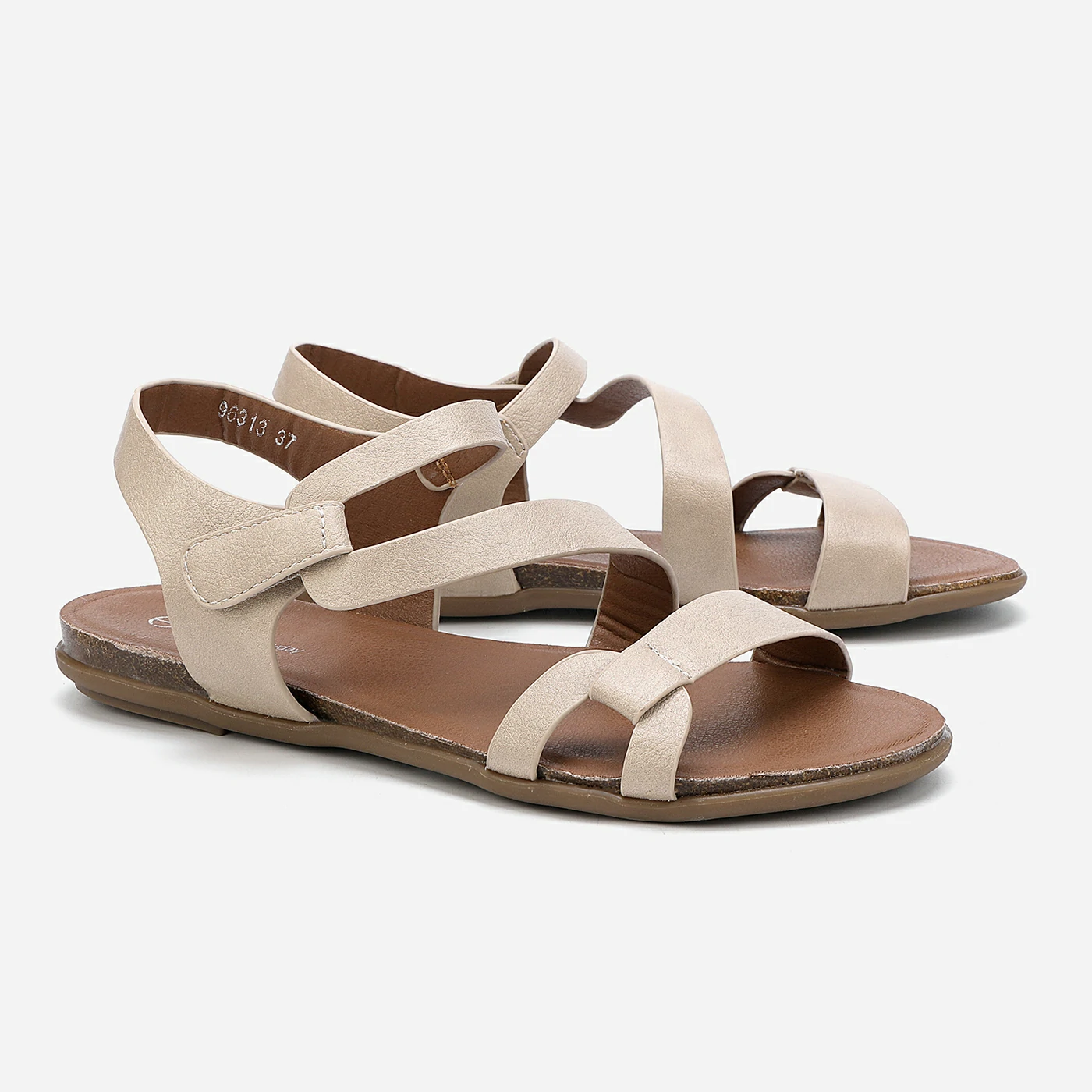 סנדל שטוח בז 41