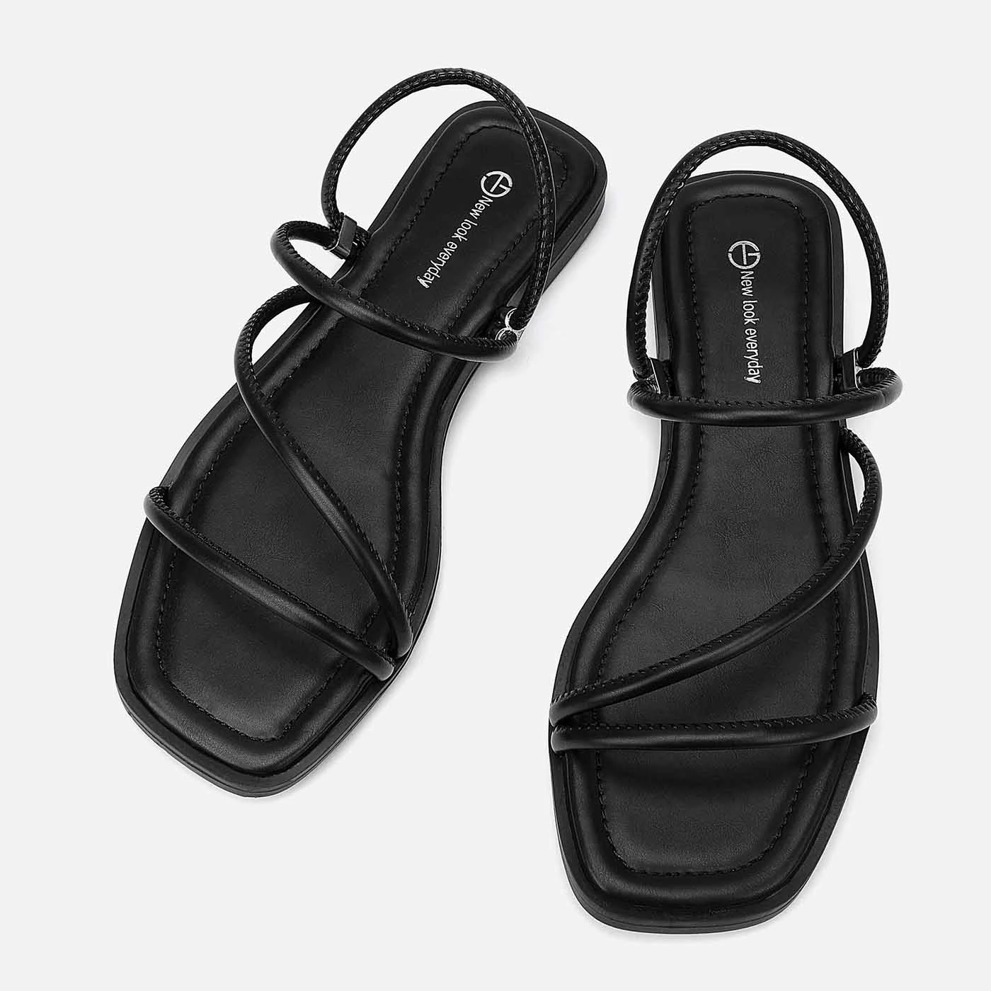 כפכף שטוח שחור 39