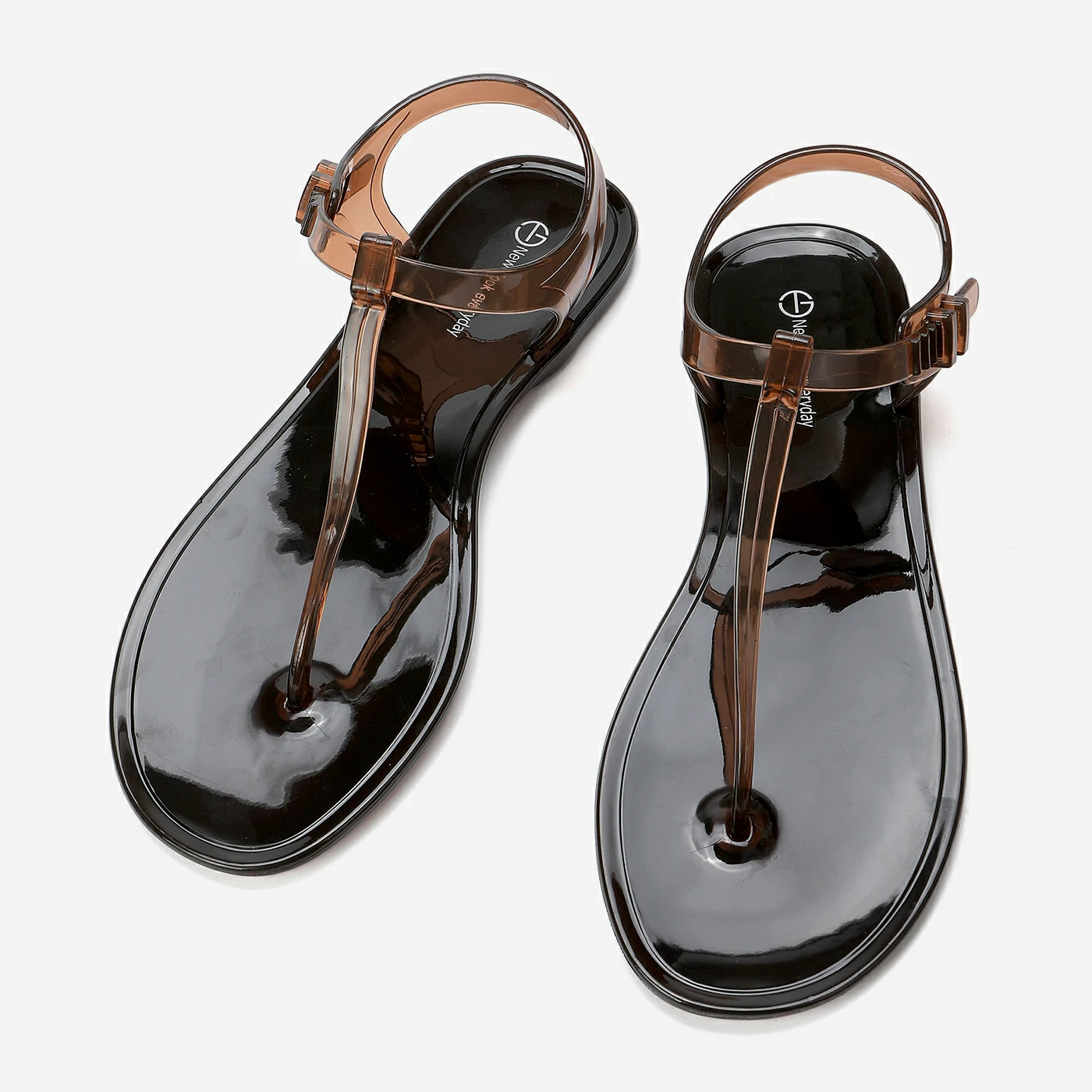 סנדל שטוח חום 38