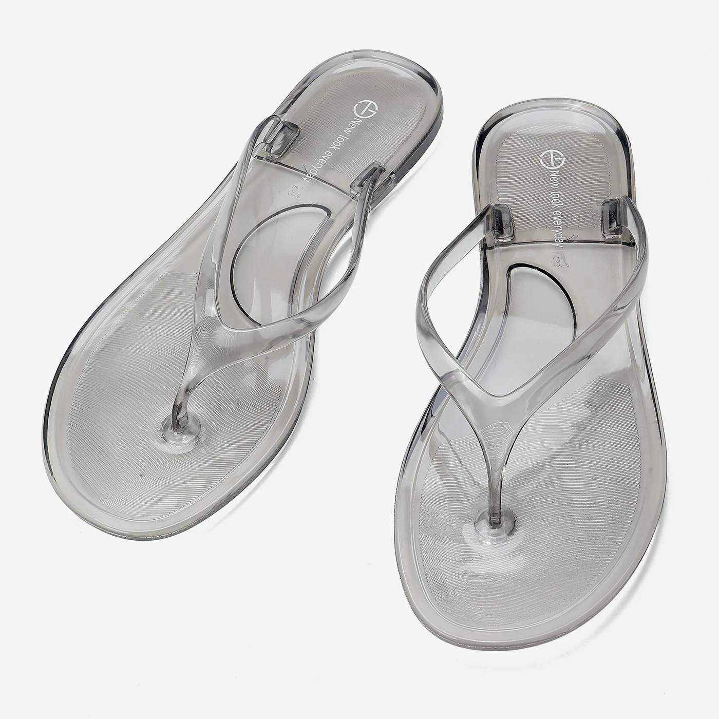 כפכף שטוח אפור 36