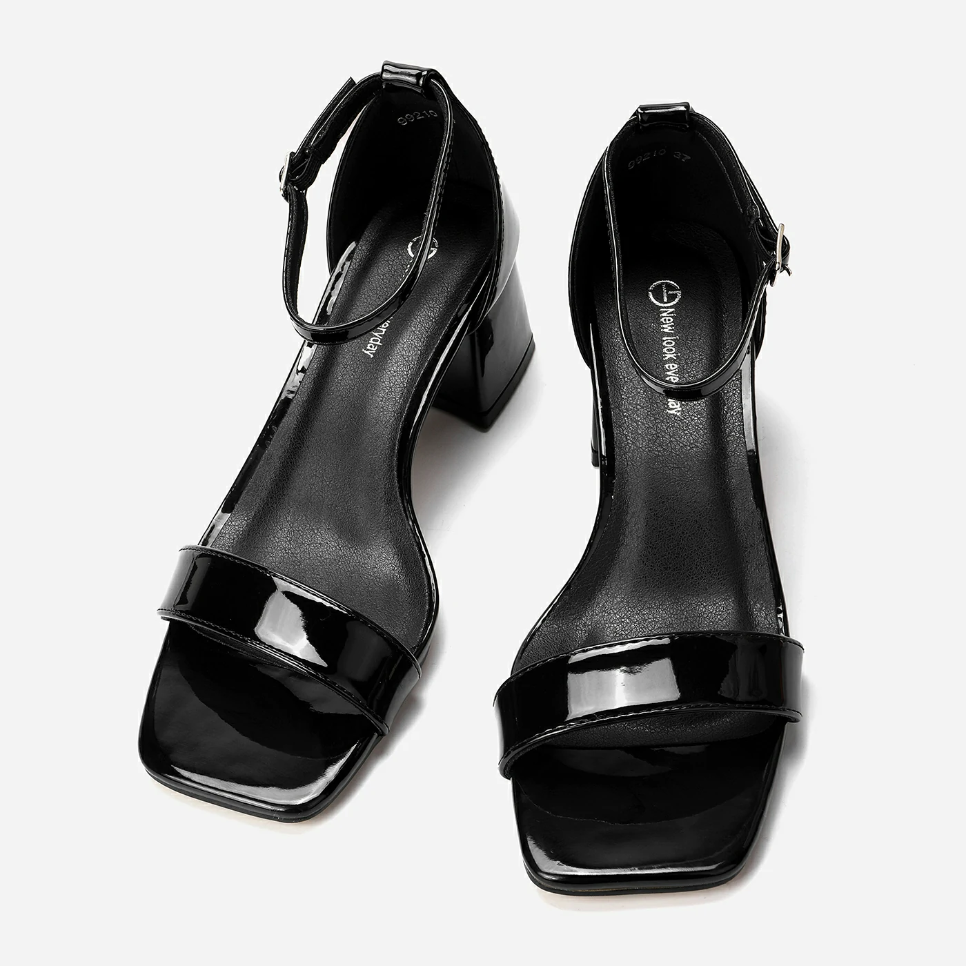 סנדל עקב שחור 36