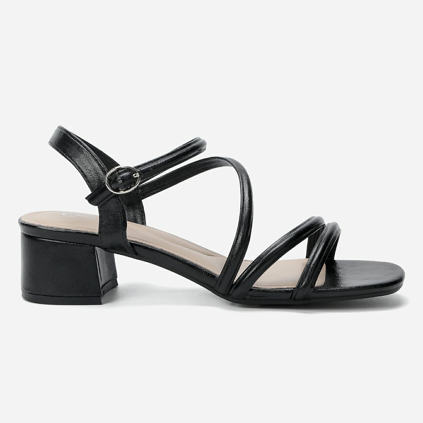 סנדל עקב שחור 40