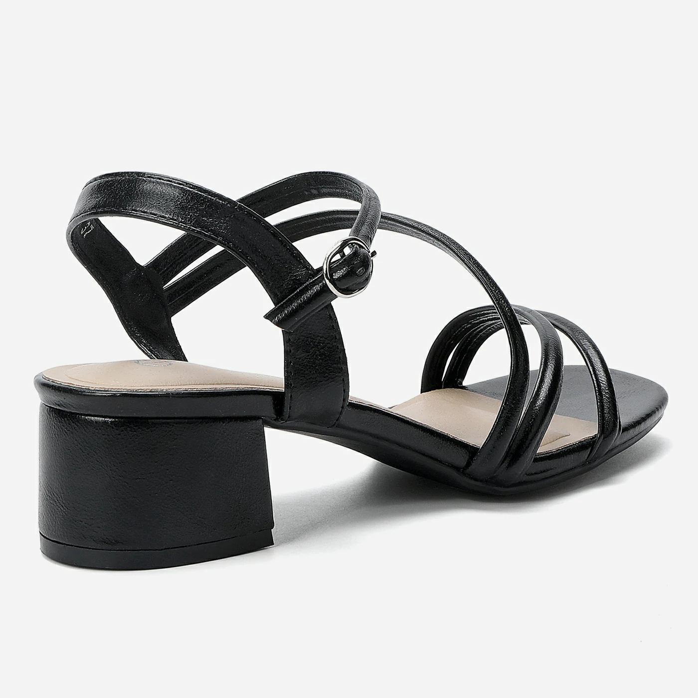 סנדל עקב שחור 40